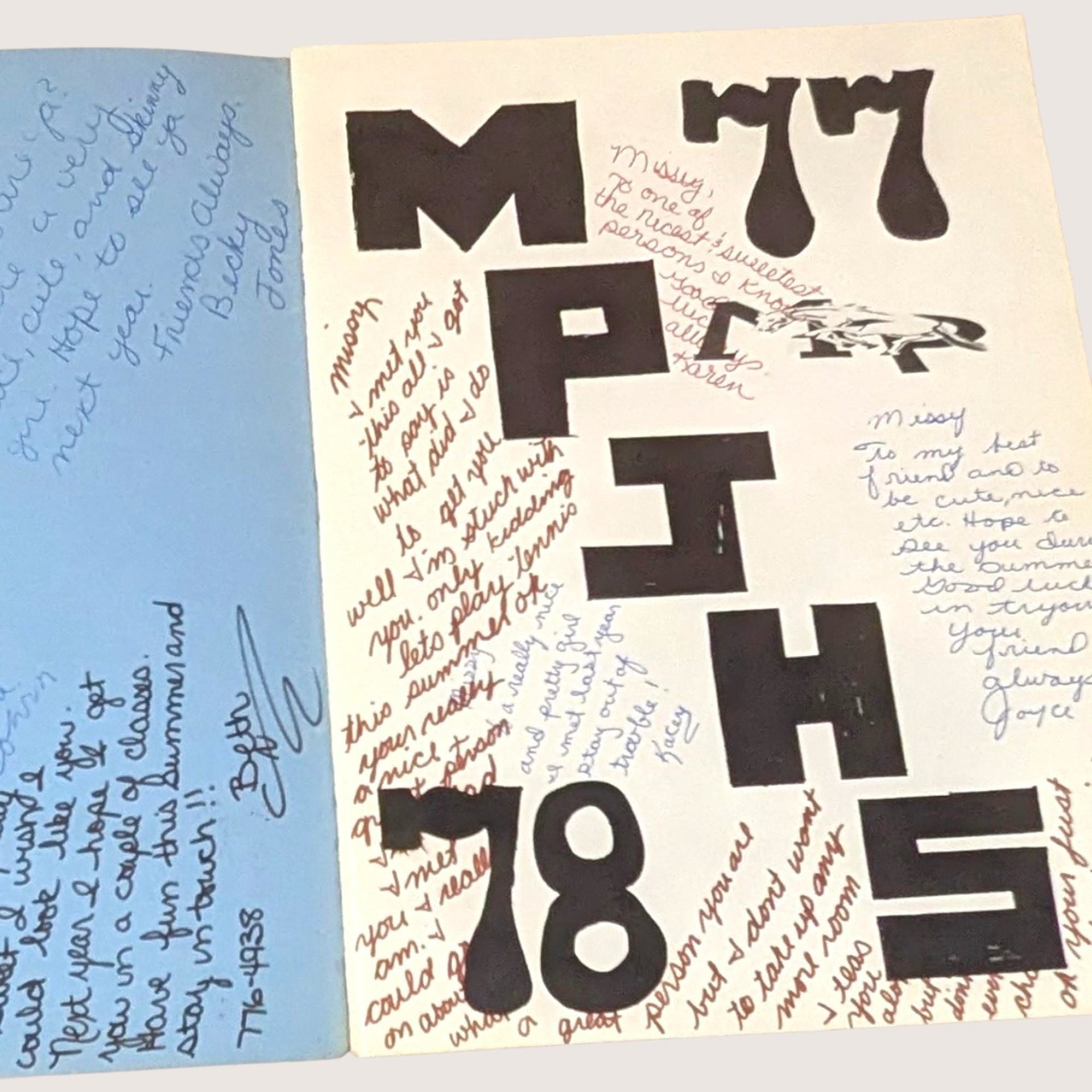 1977-1978 Mounds Park Junior High School Yearbook, Softcover