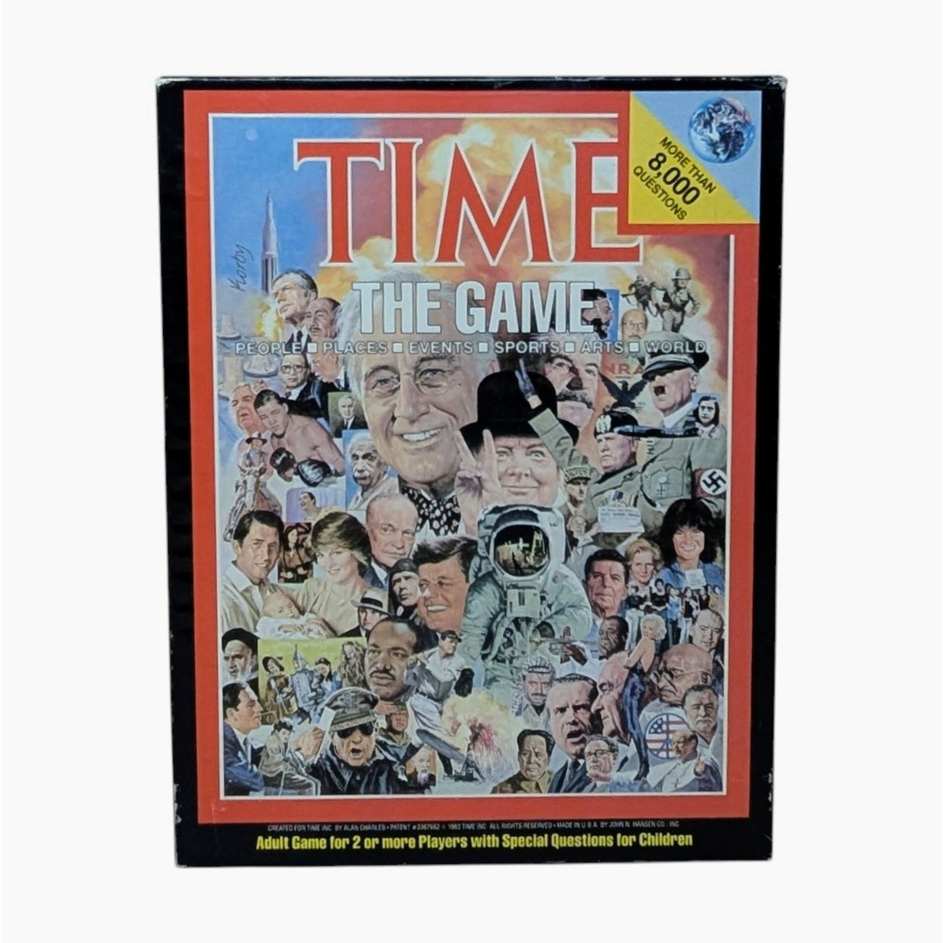 1983 Time The Game Trivia Board Game