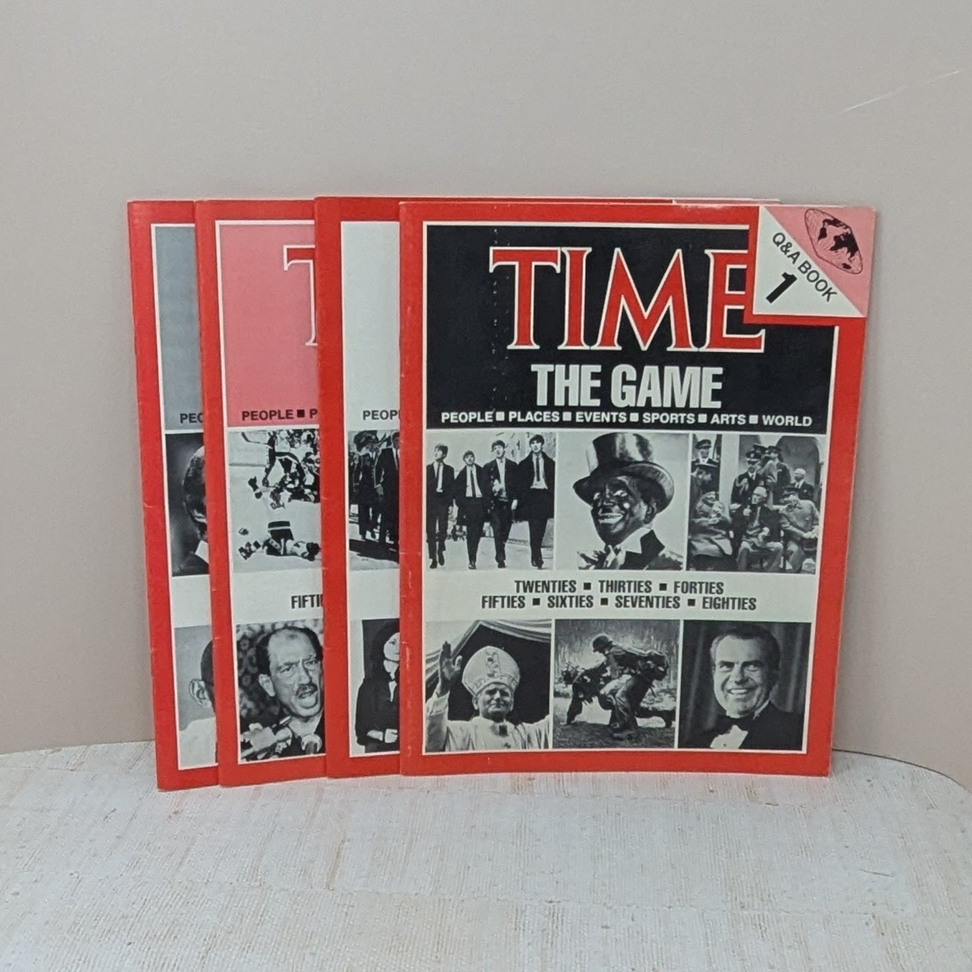 1983 Time The Game Trivia Board Game, Complete – 1980s News Media History Game Room