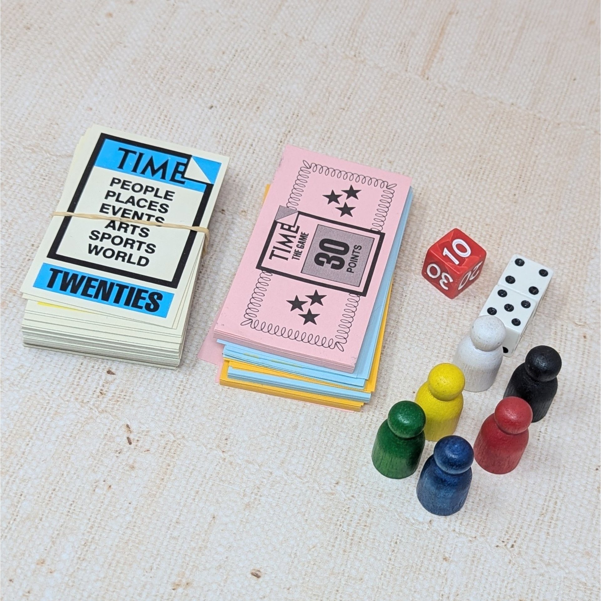 1983 Time The Game Trivia Board Game
