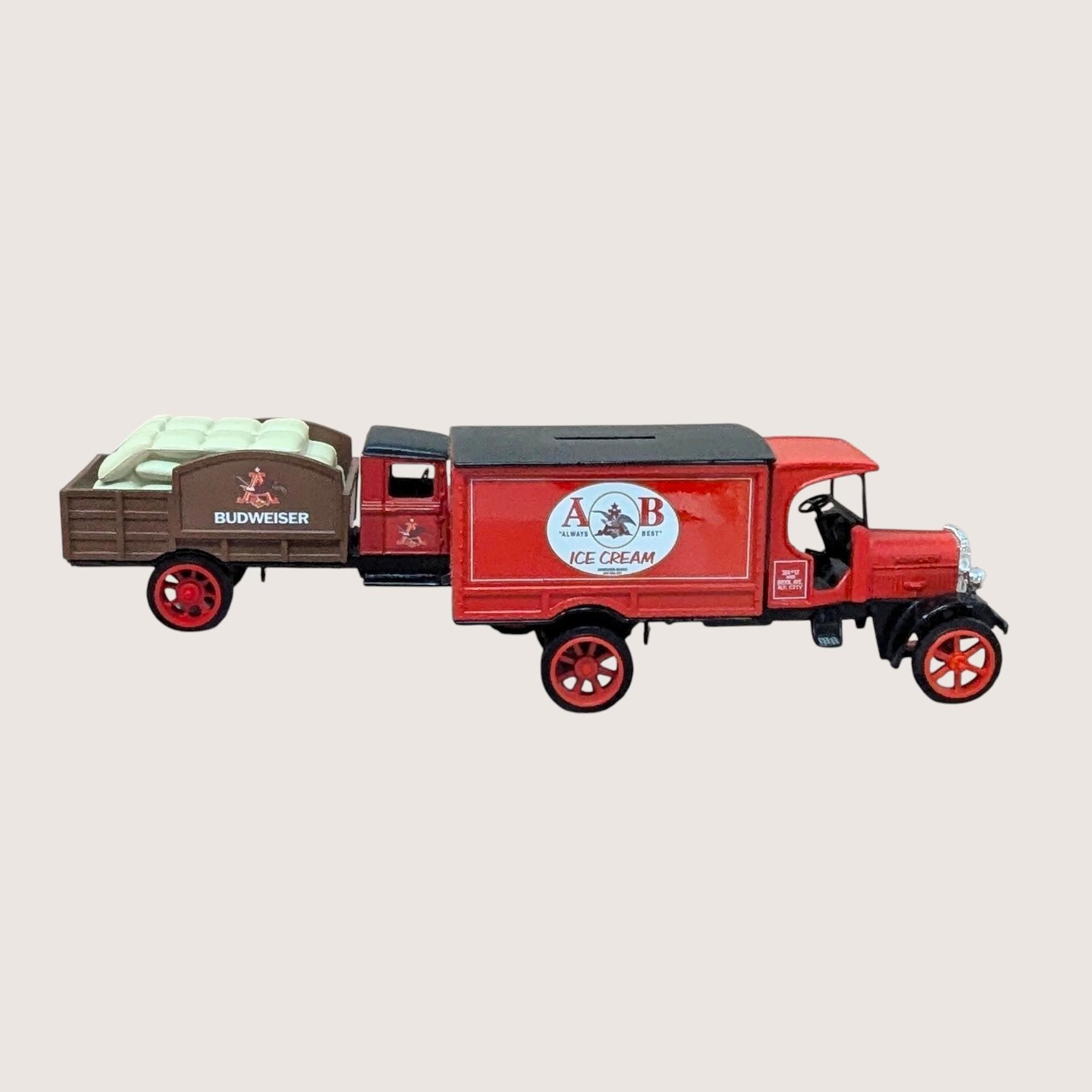 1990s ERTL Anheuser Busch Cast Metal Banks