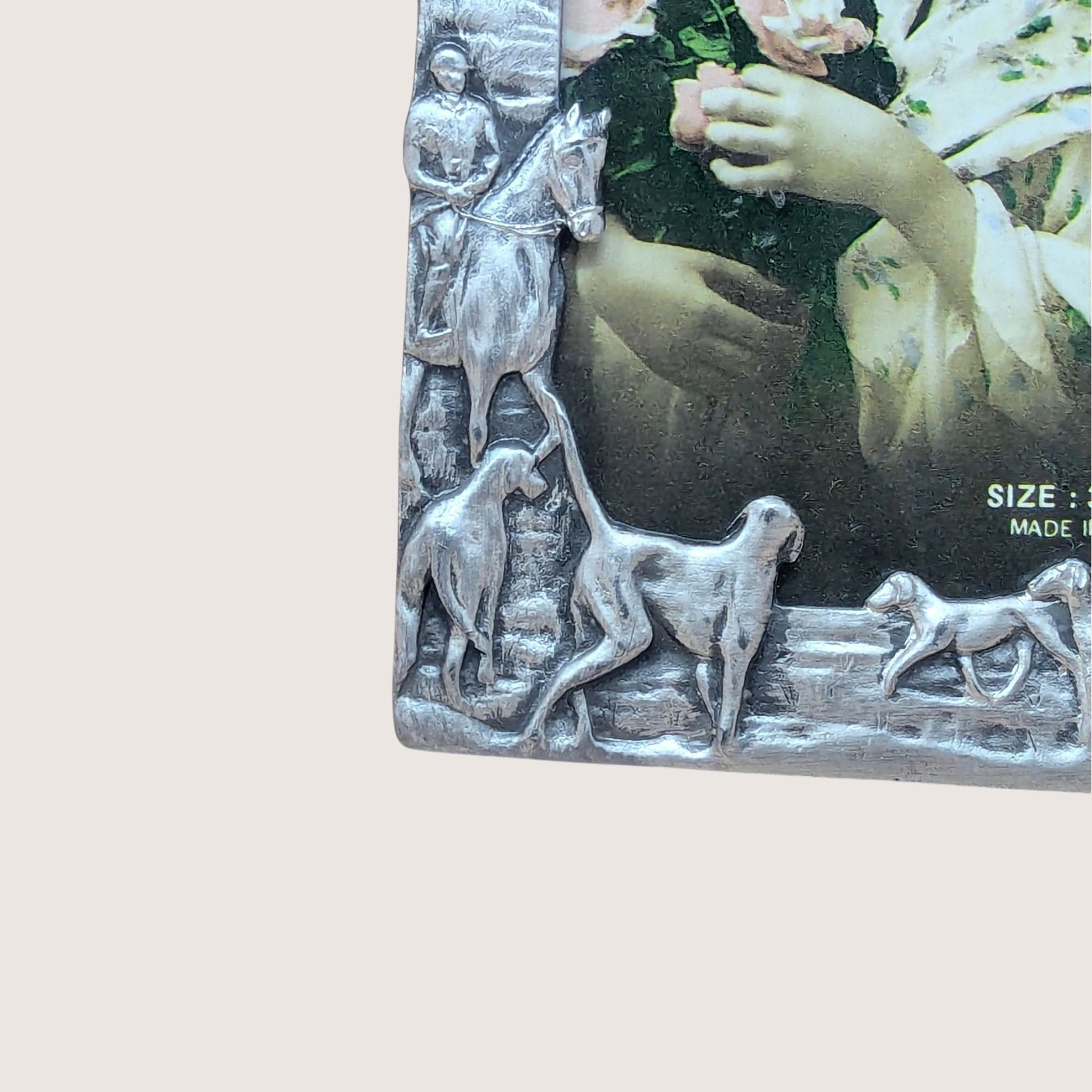 Vintage Fox Hunt Equestrian Photo Frame