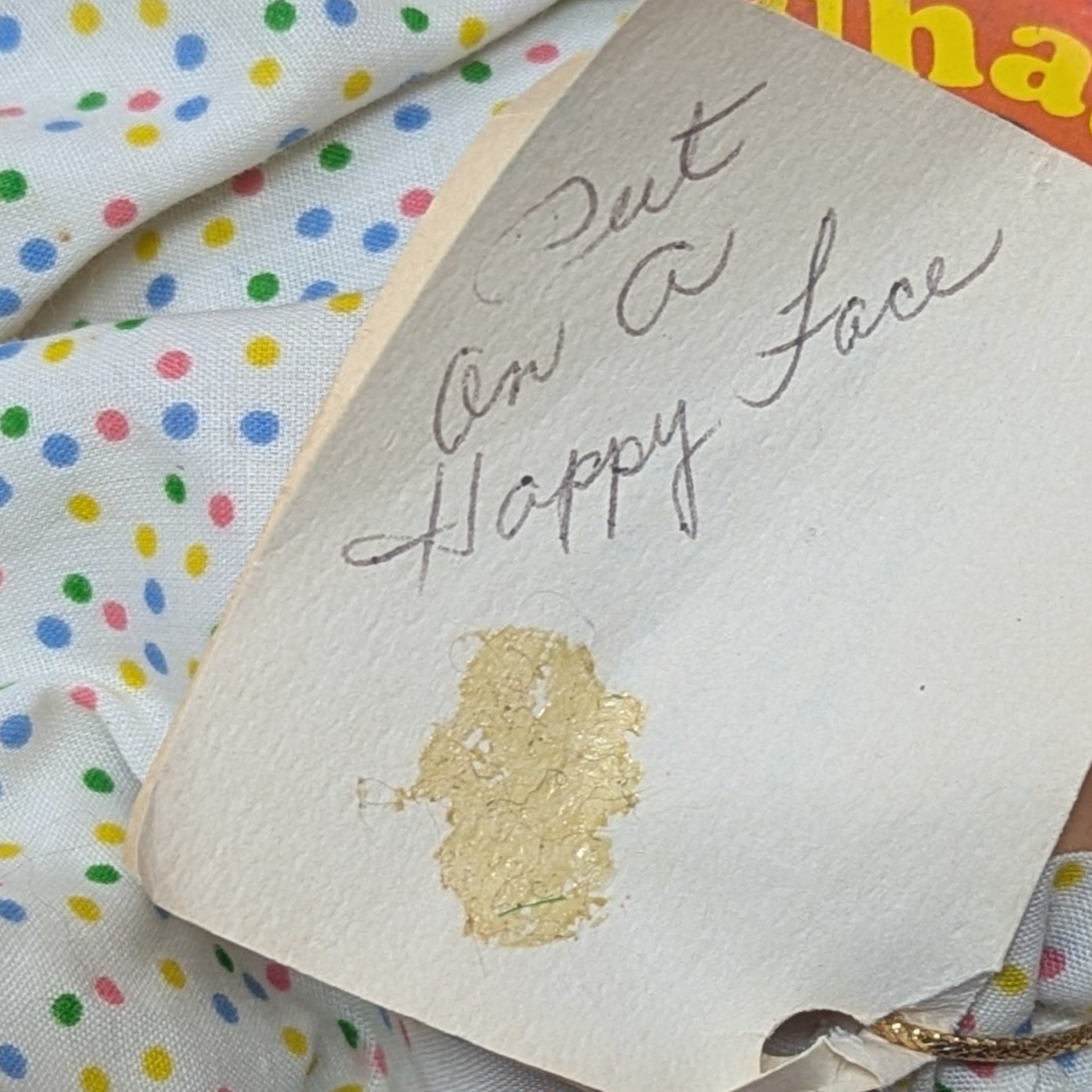 Marianne’s Musical Menagerie Clown – Polka Dot Shelf Sitter with Snoopy Button