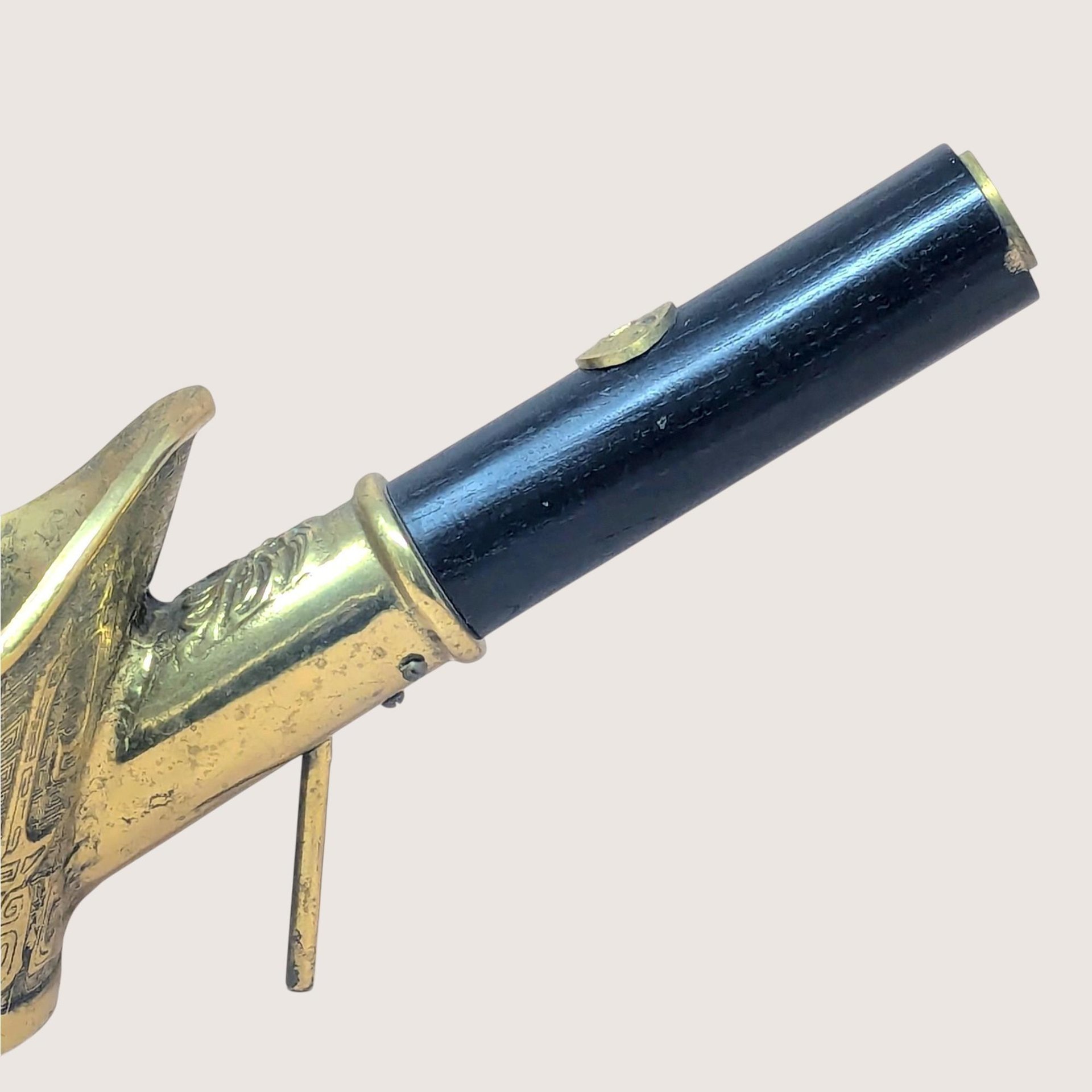 1950 Chinese Brass Silk Iron