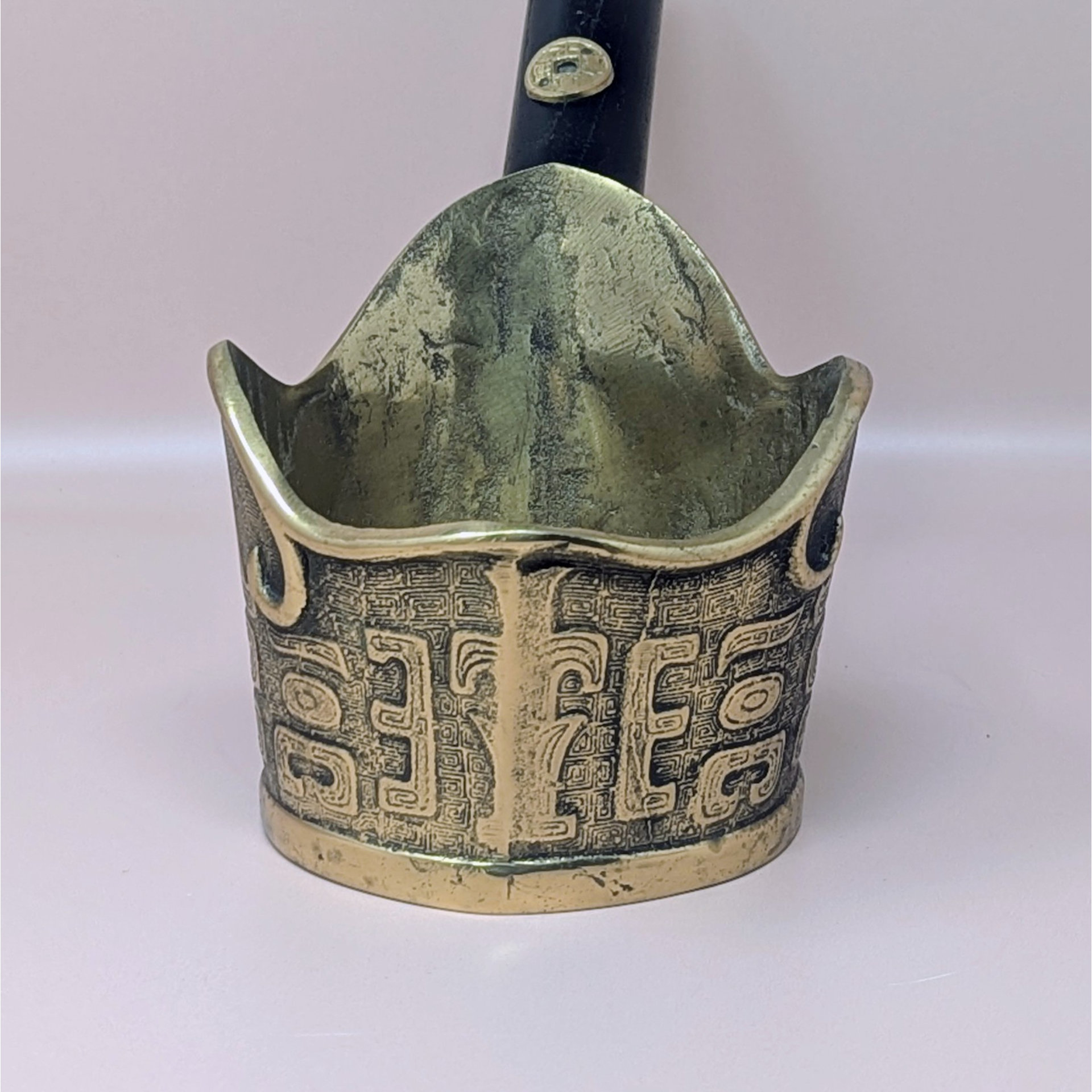 1950 Chinese Brass Silk Iron