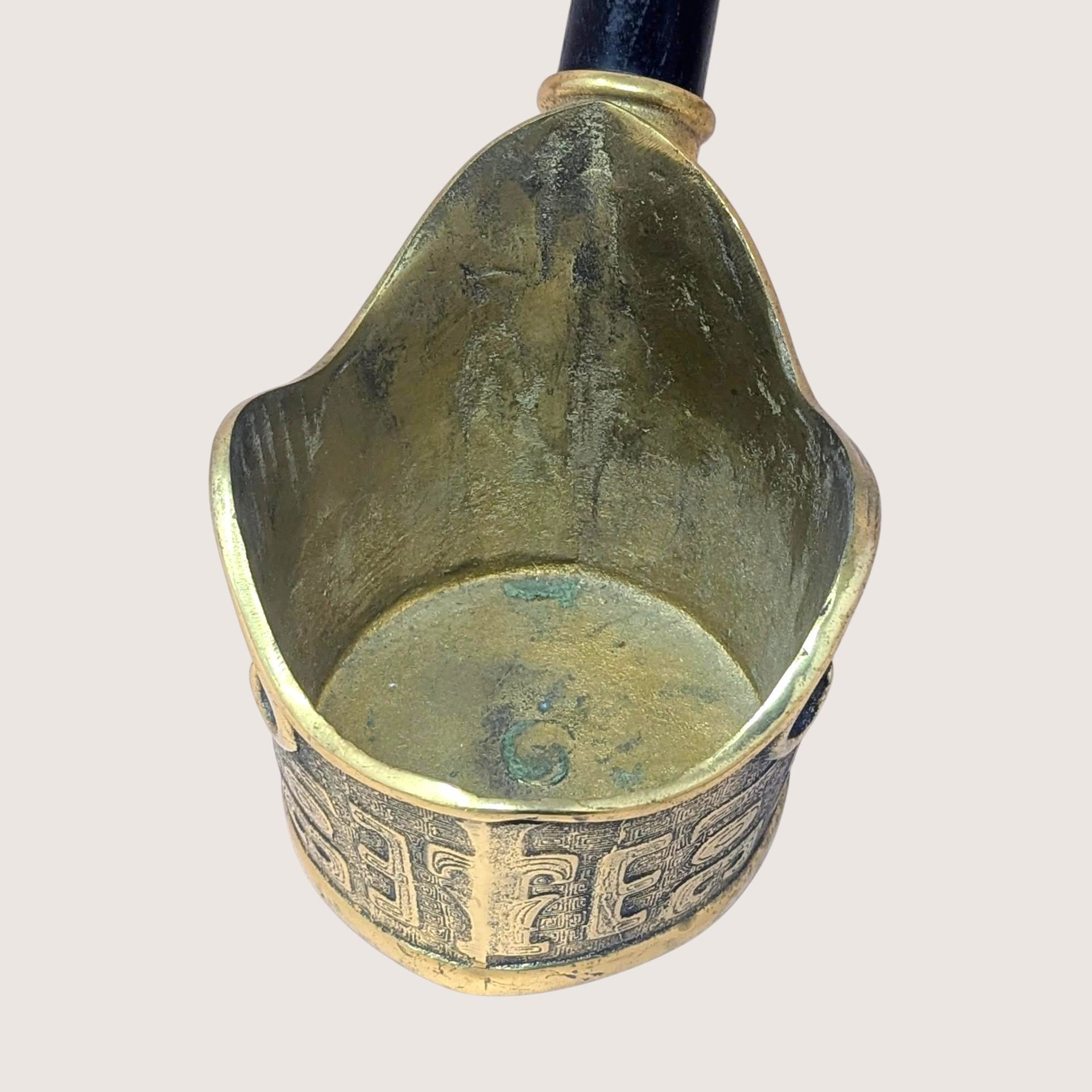 1950 Chinese Brass Silk Iron
