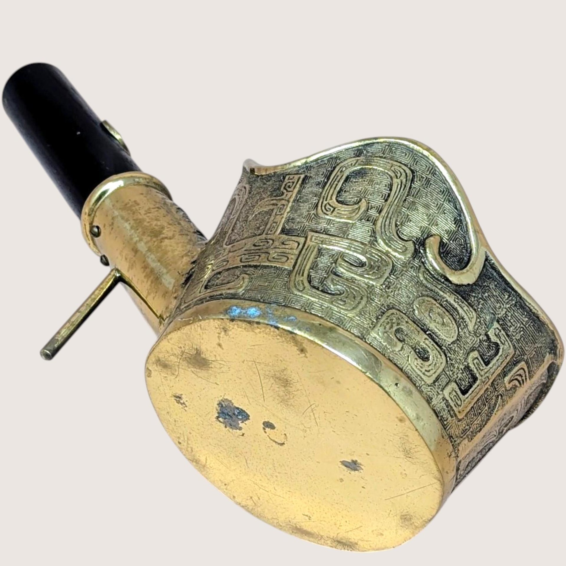 1950 Chinese Brass Silk Iron