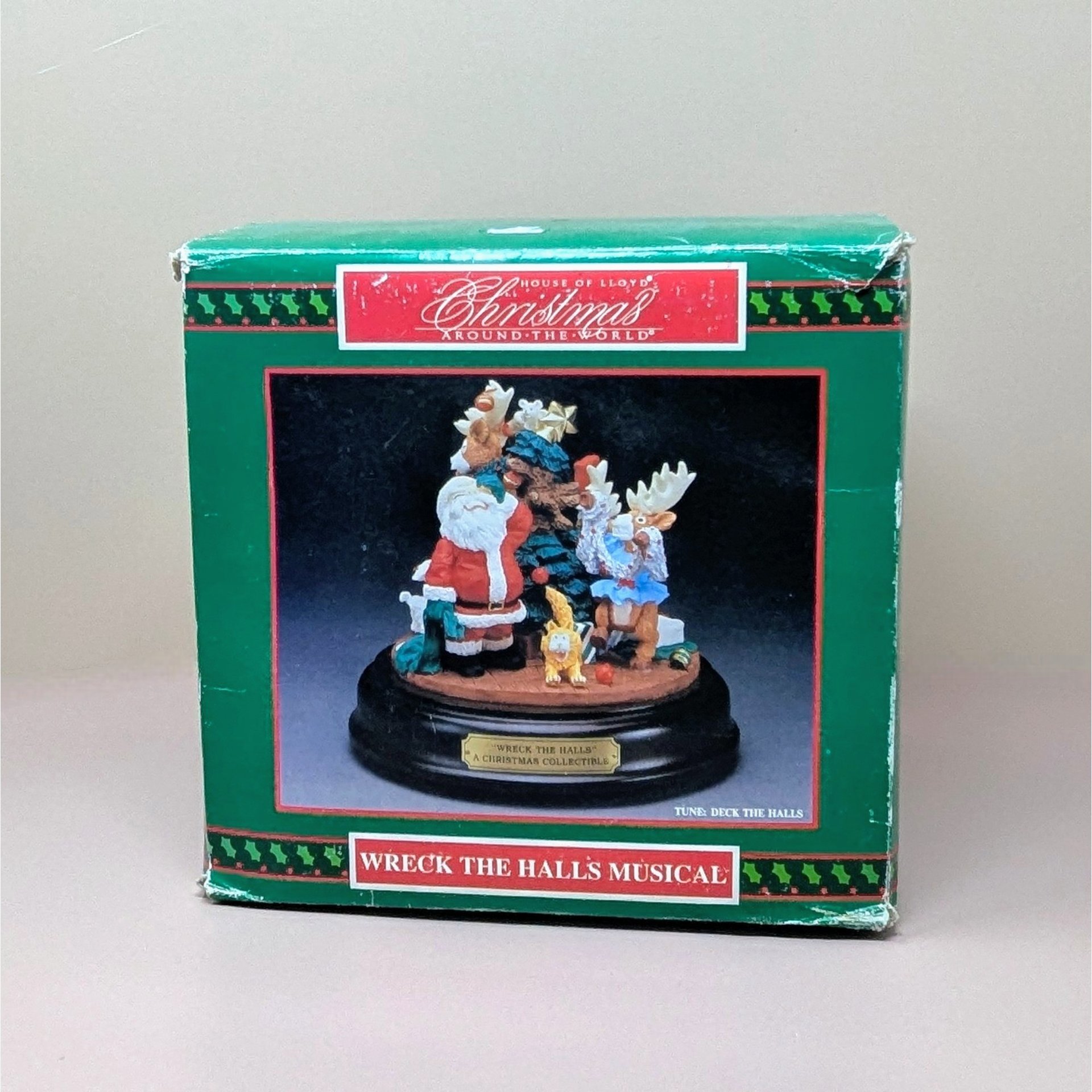 House of Lloyd Wreck the Halls – Vintage Musical Holiday Figurine