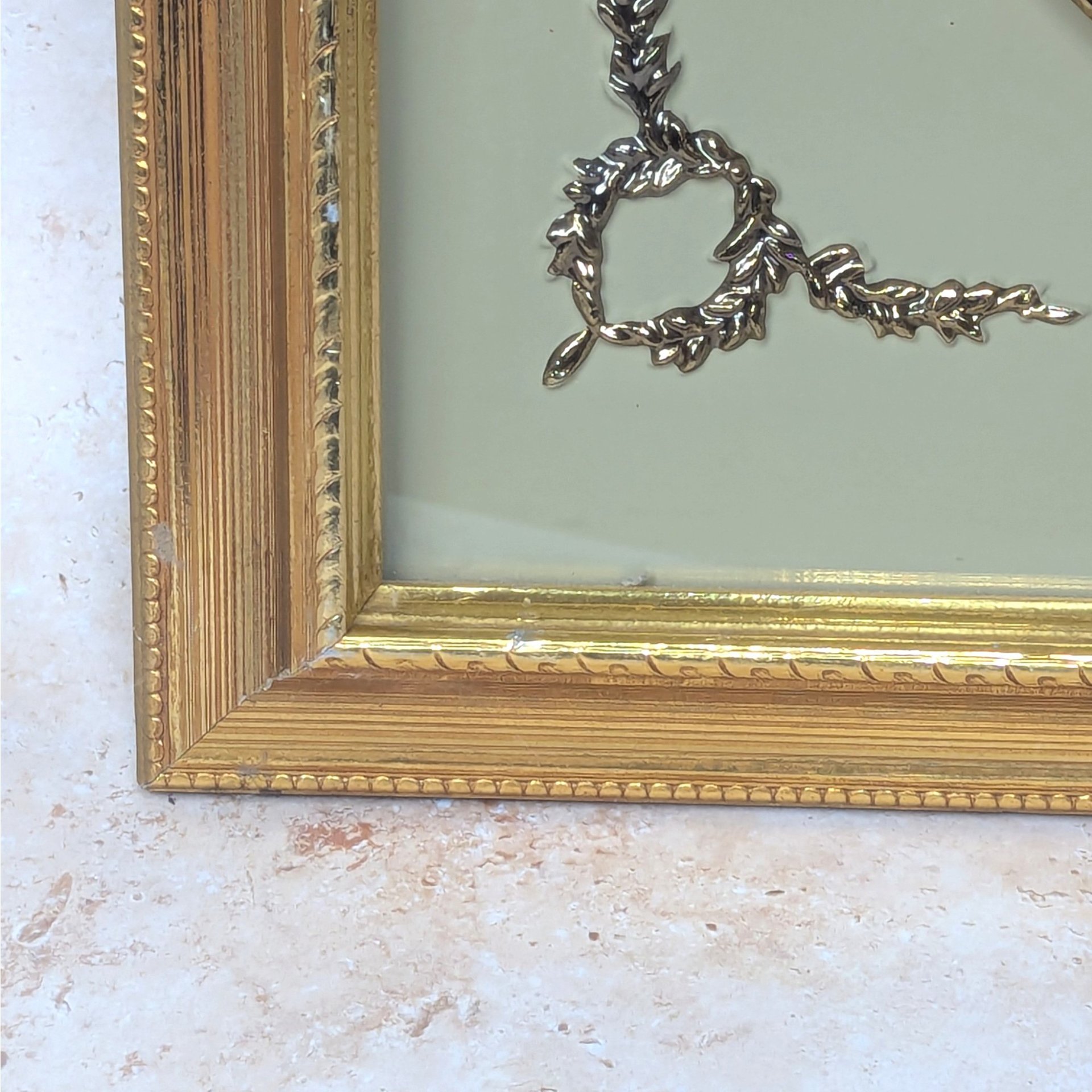 1950s Turner Framed Head of Christ Portrait Print
