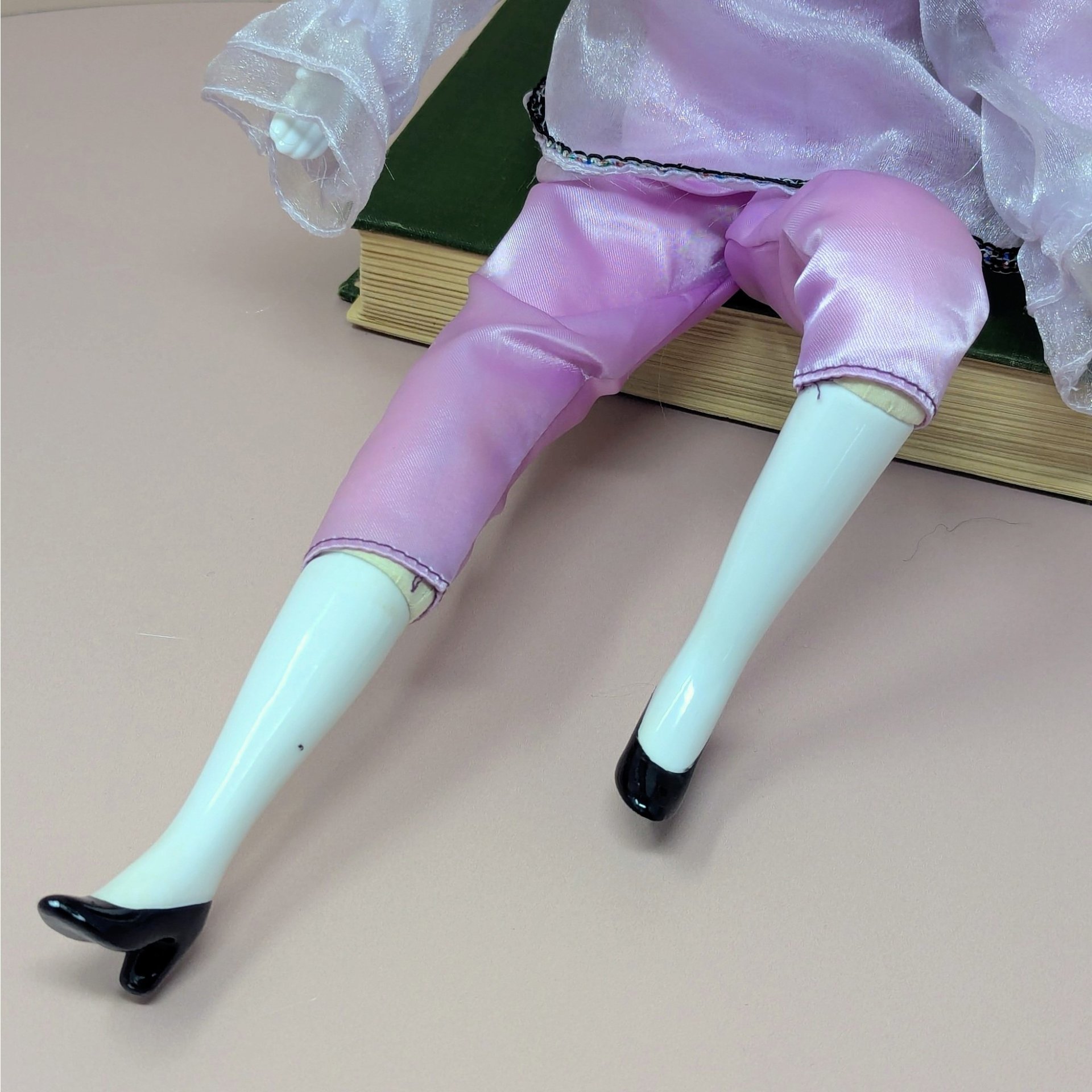 1980 Pink Pierrot Clown Doll – 1980s Theatrical Gallery Piece