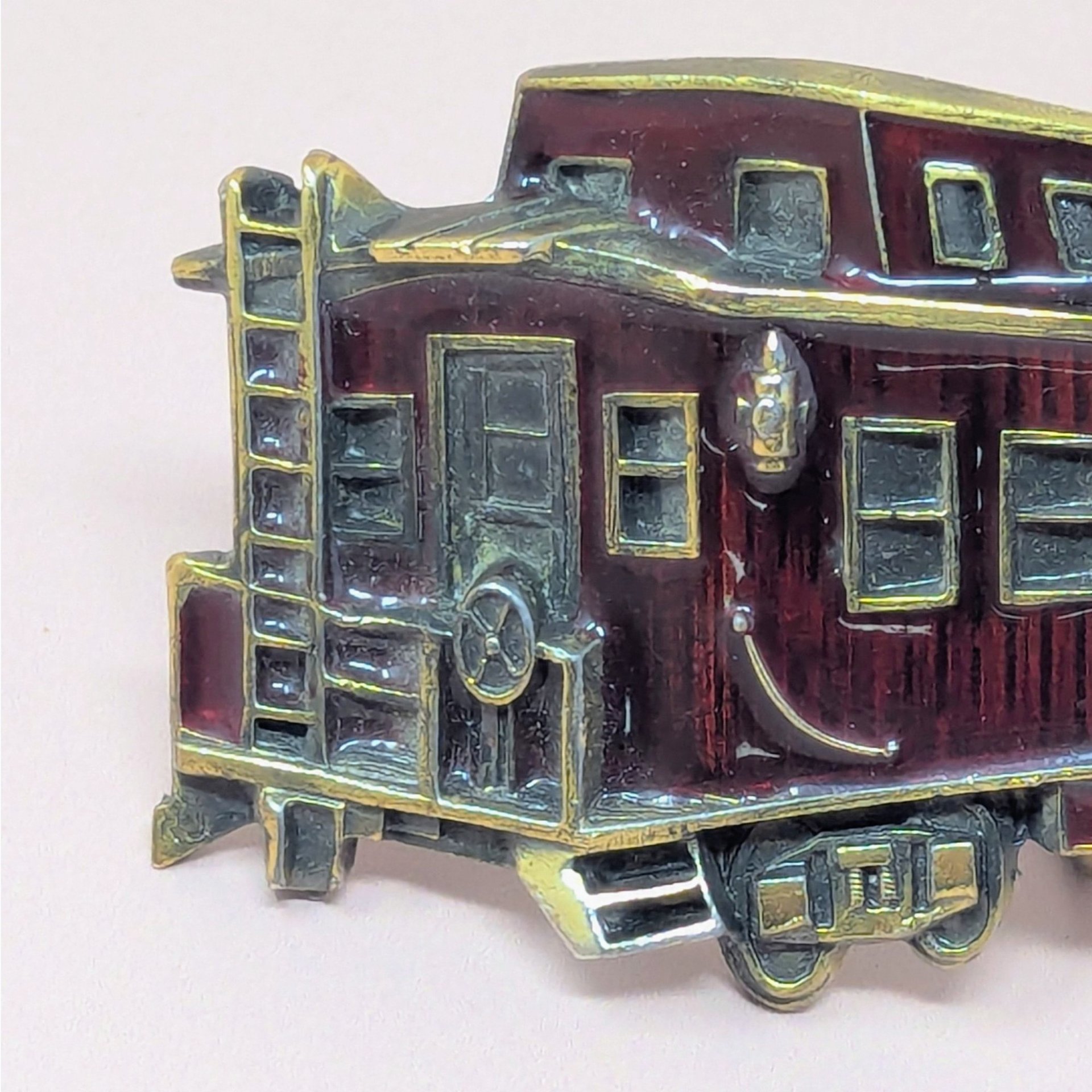 1976 Great American Buckle Co Caboose – 1970s Industrial Piece