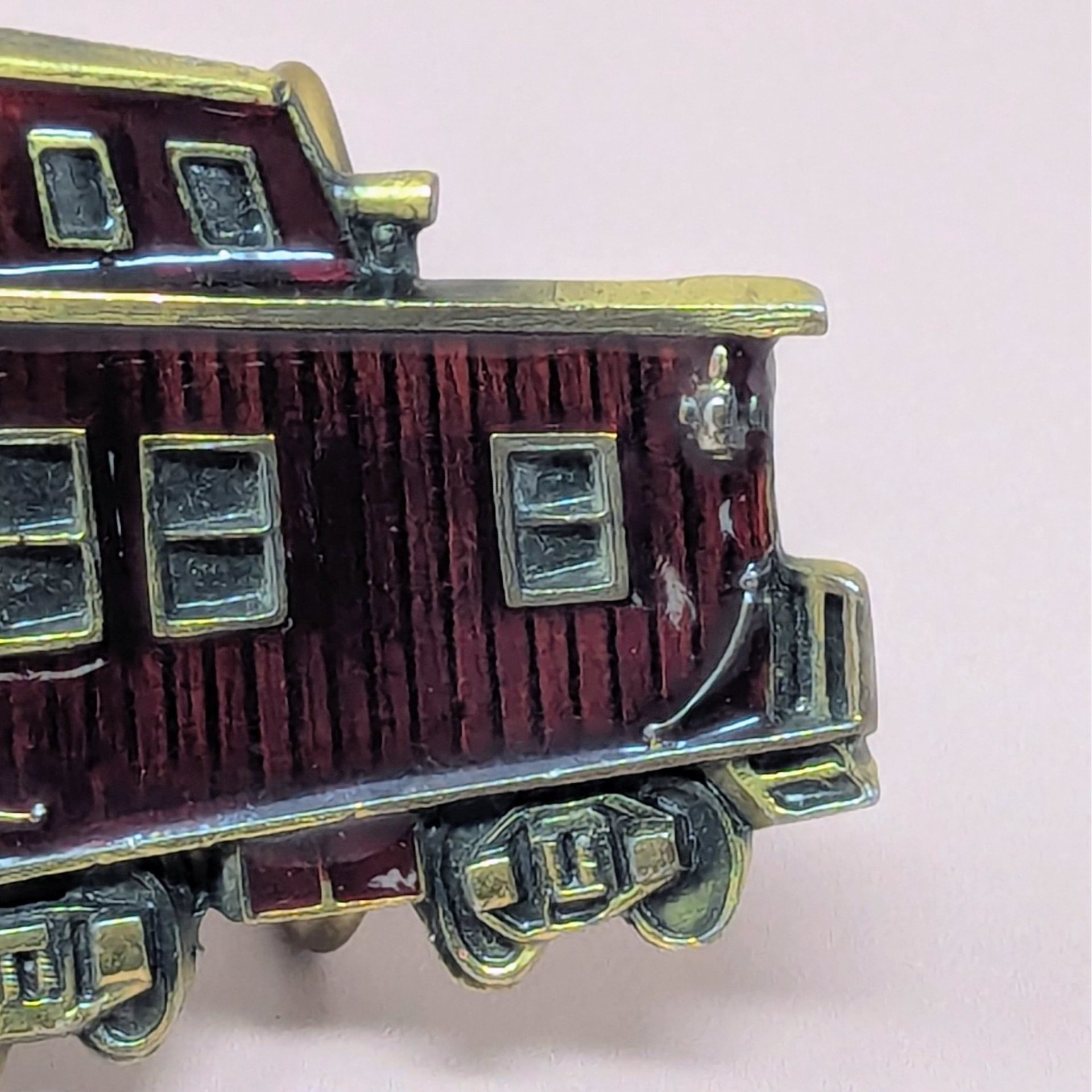1976 Great American Buckle Co Caboose – 1970s Industrial Piece