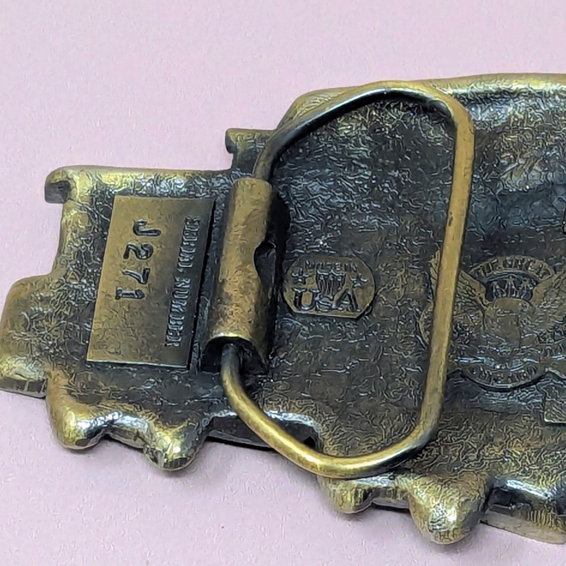 1976 Great American Buckle Co Caboose – 1970s Industrial Piece