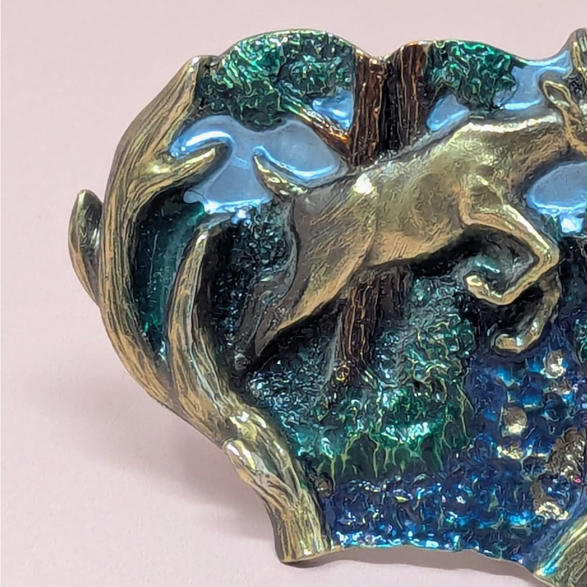 1982 Great American Buckle Co Deer – 1980s Outdoor Heritage Piece