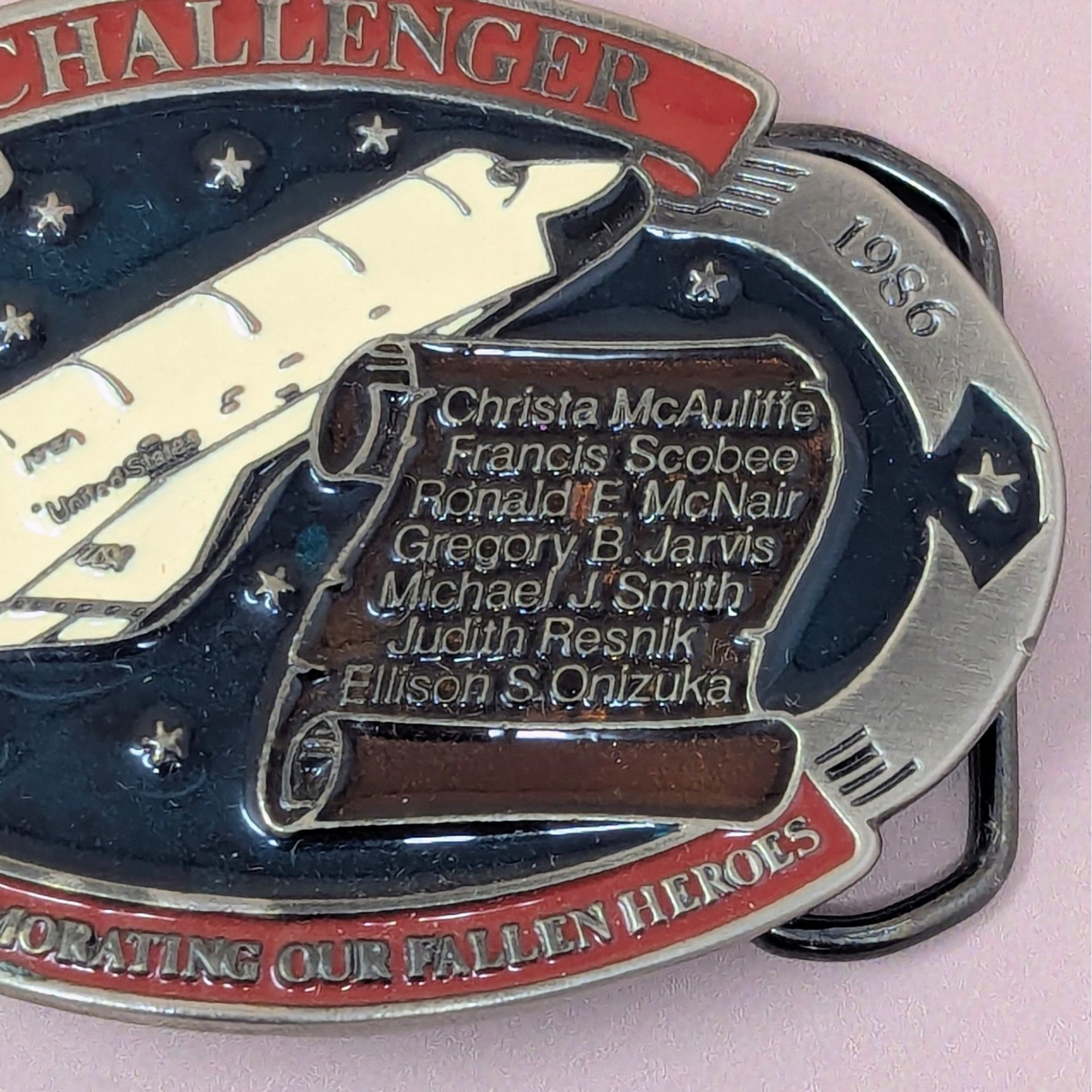 1986 Space Shuttle Challenger – 1980s NASA Memorial Piece