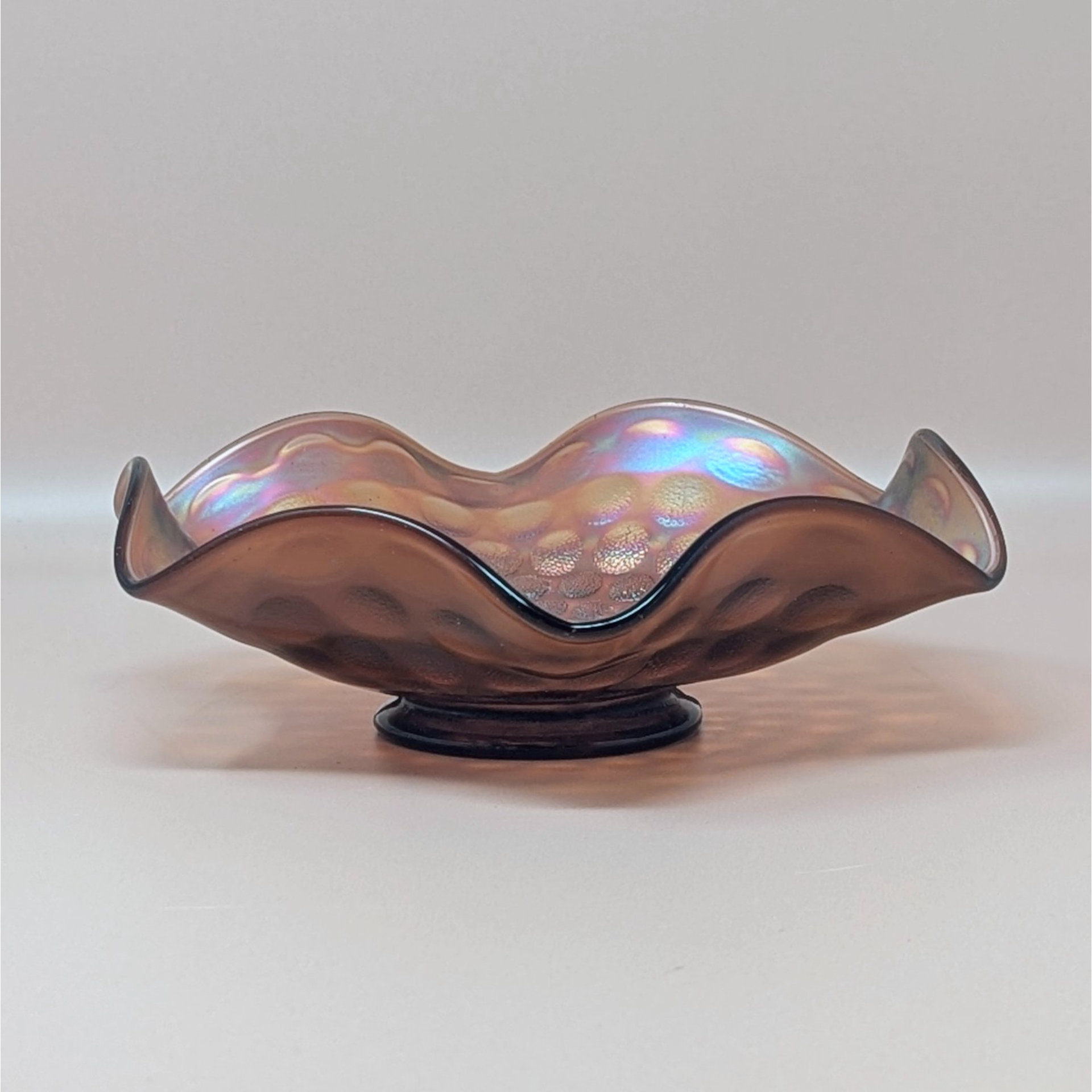 1940 Fenton Coin Dot Glass Bowl