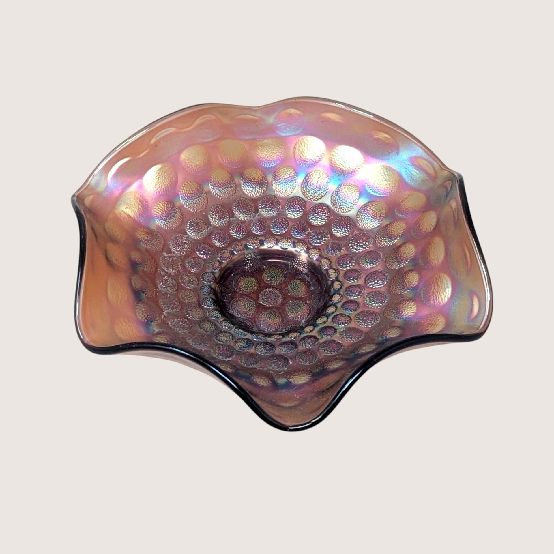 1940 Fenton Coin Dot Glass Bowl
