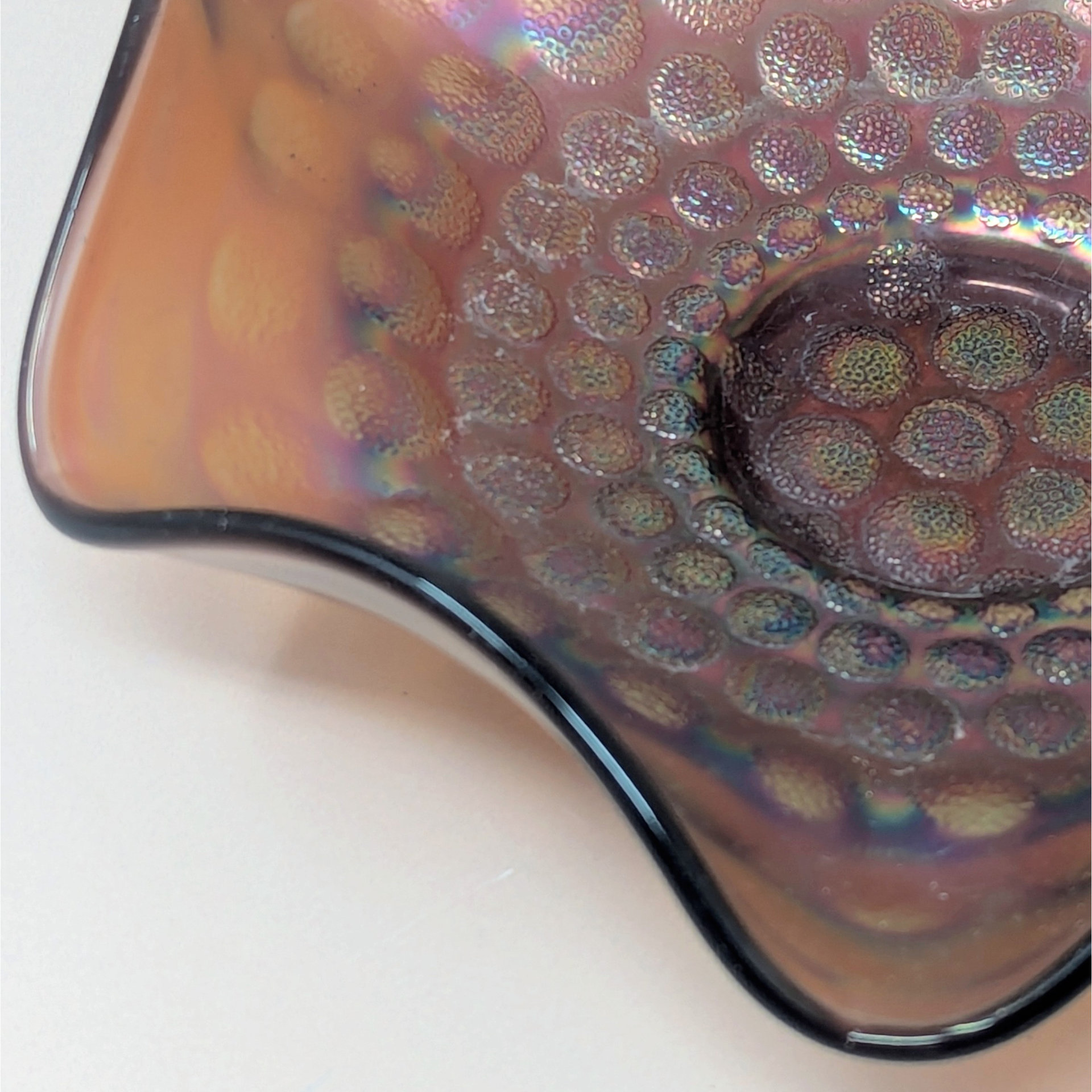 1940 Fenton Coin Dot Glass Bowl