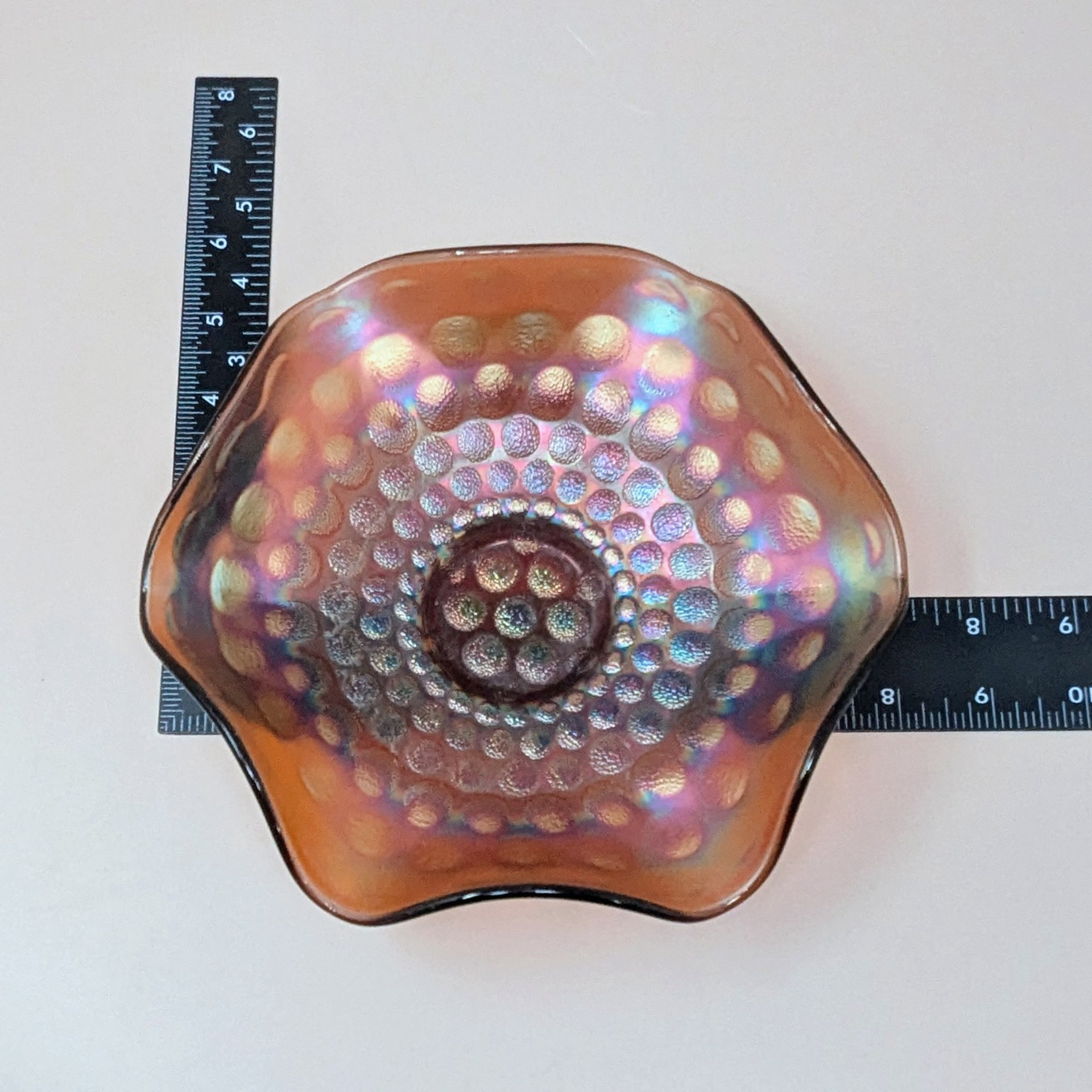 1940 Fenton Coin Dot Glass Bowl