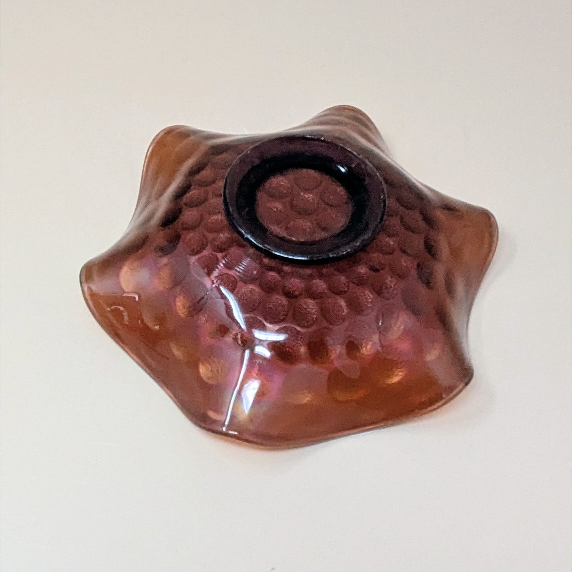 1940 Fenton Coin Dot Glass Bowl
