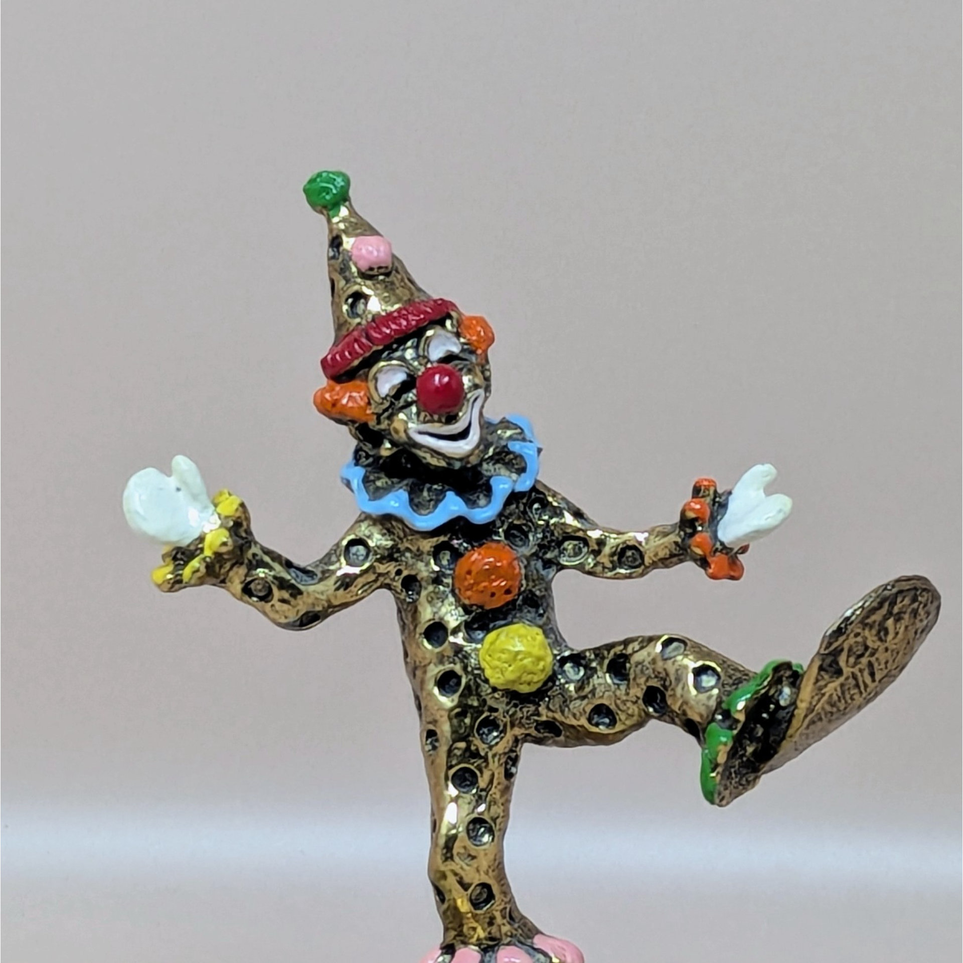 Vintage Ron Lee Dancing Pinky Clown Figurine