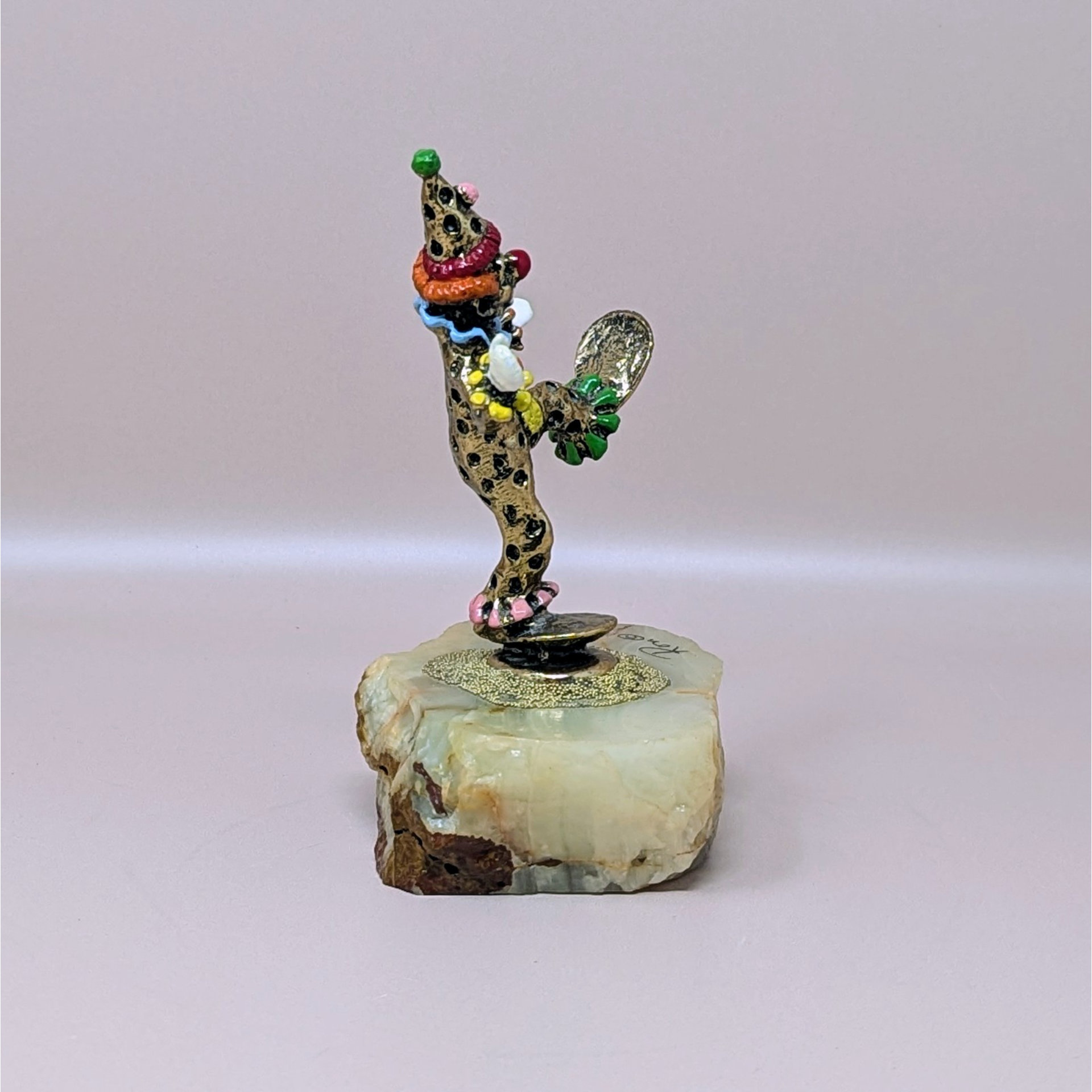 Vintage Ron Lee Dancing Pinky Clown Figurine