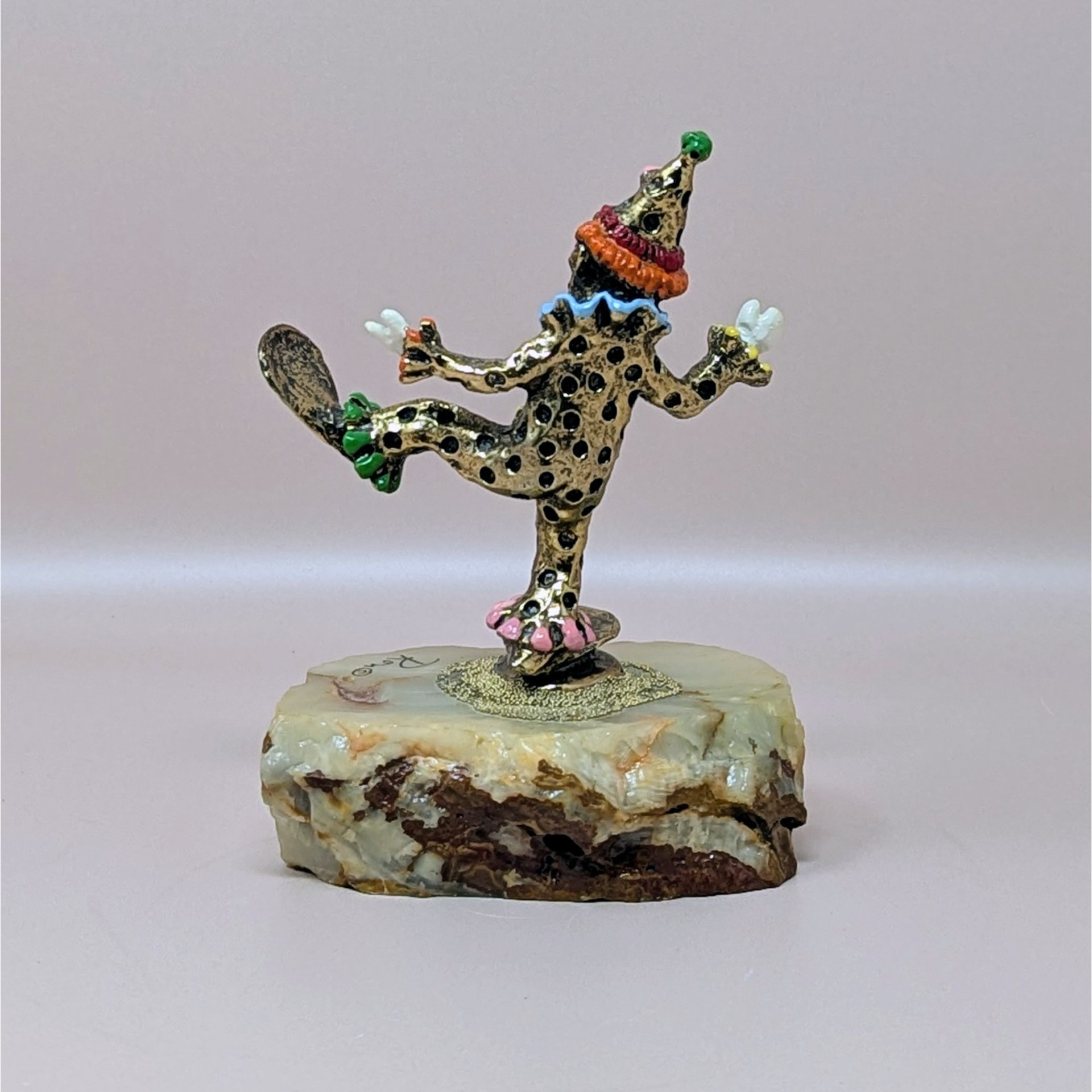 Vintage Ron Lee Dancing Pinky Clown Figurine