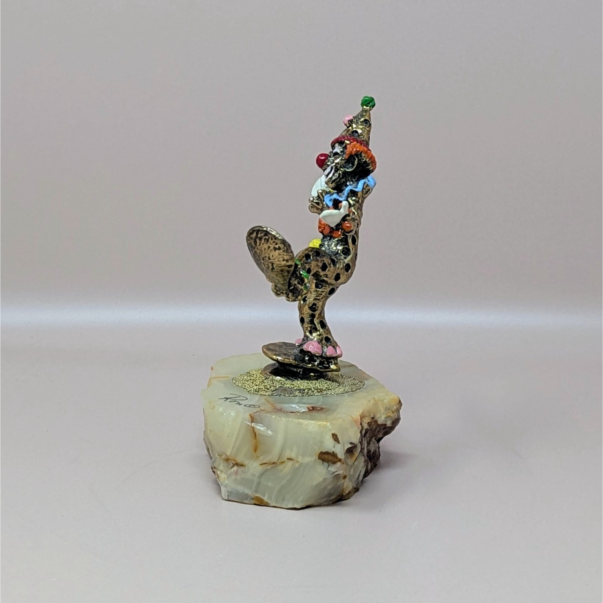 Vintage Ron Lee Dancing Pinky Clown Figurine