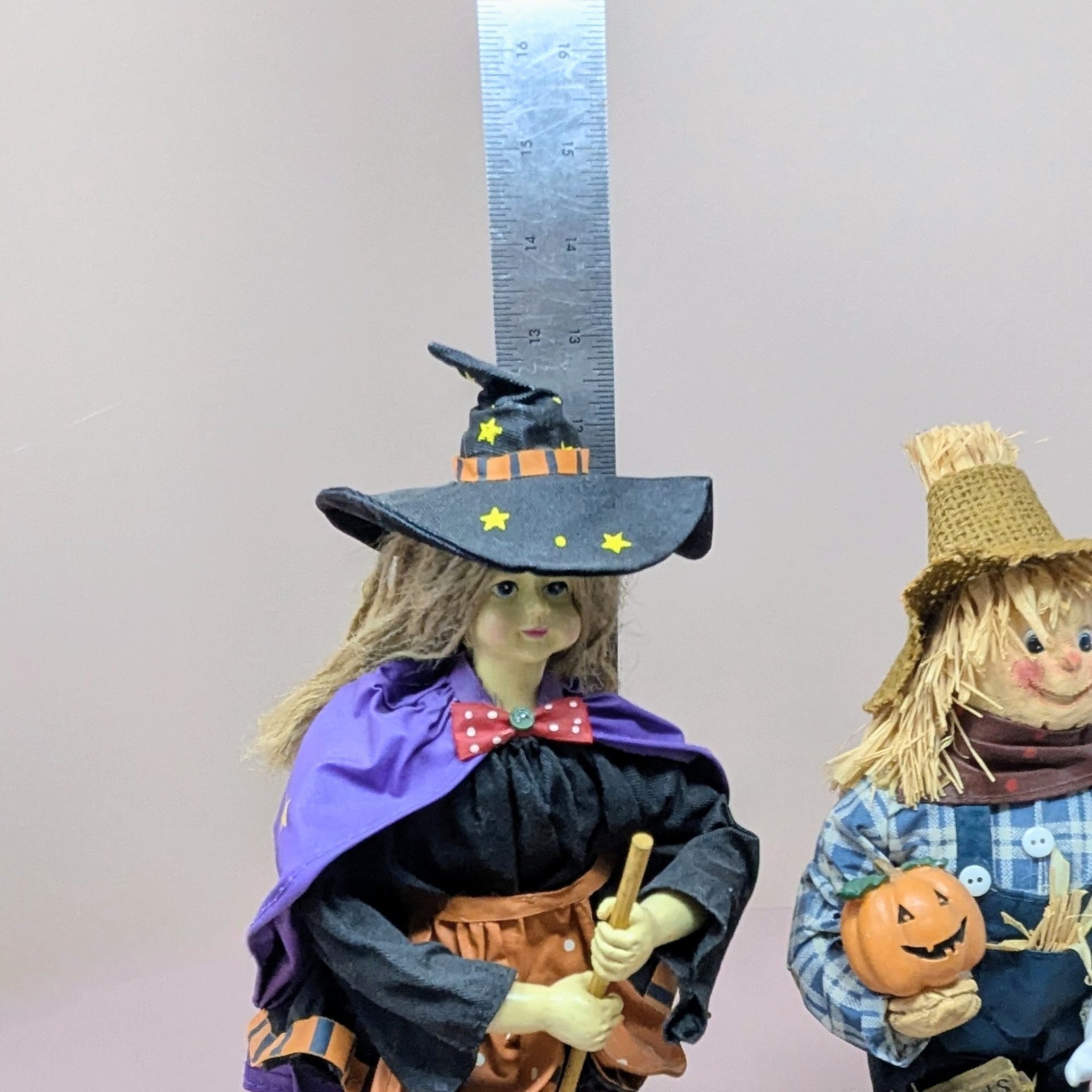 1996 Fabric Mache Halloween Pair