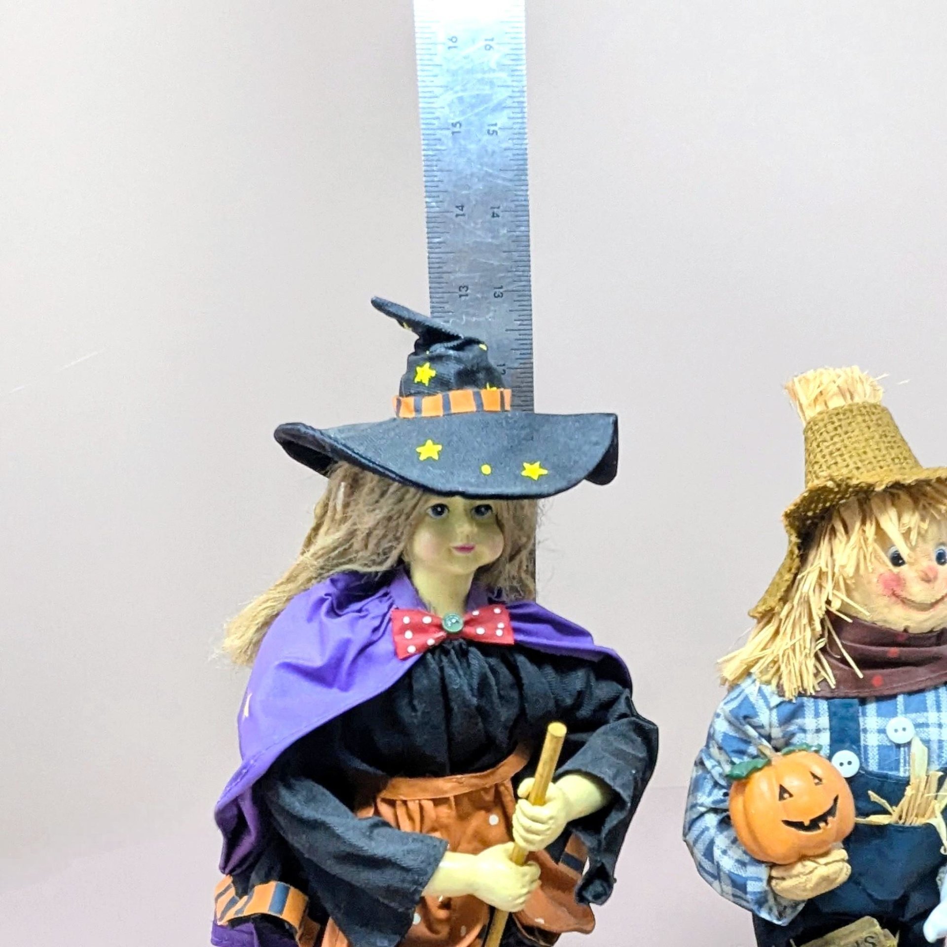1996 Fabric Mache Halloween Pair