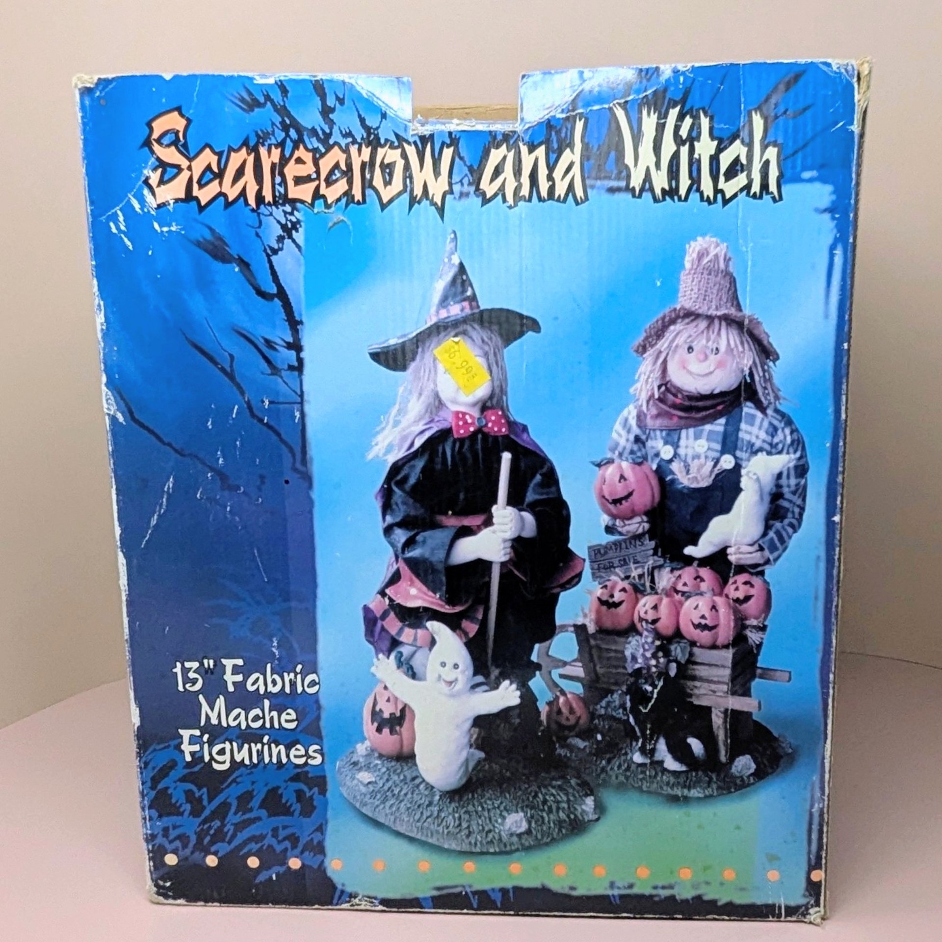 1996 Fabric Mache Halloween Pair