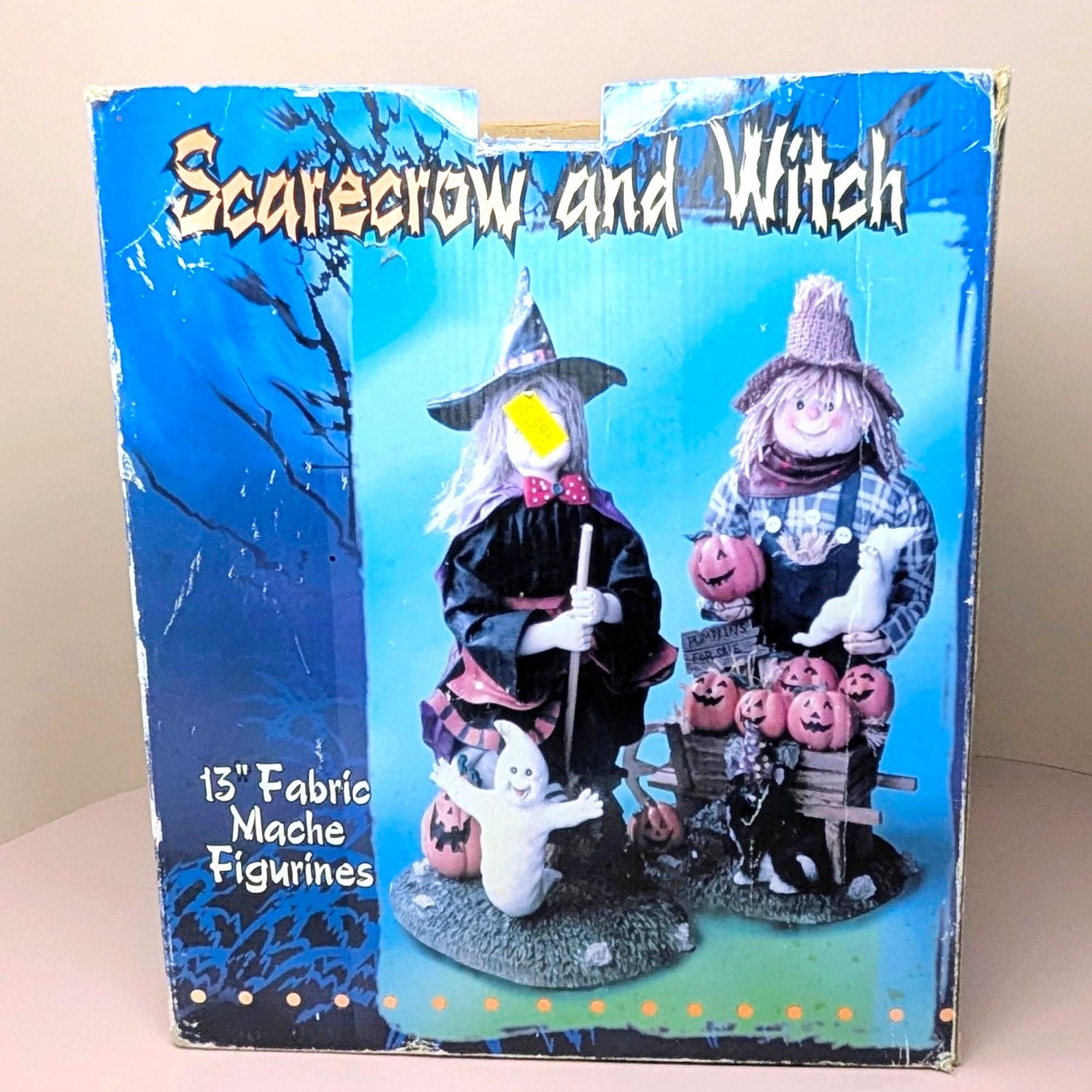 1996 Fabric Mache Halloween Pair