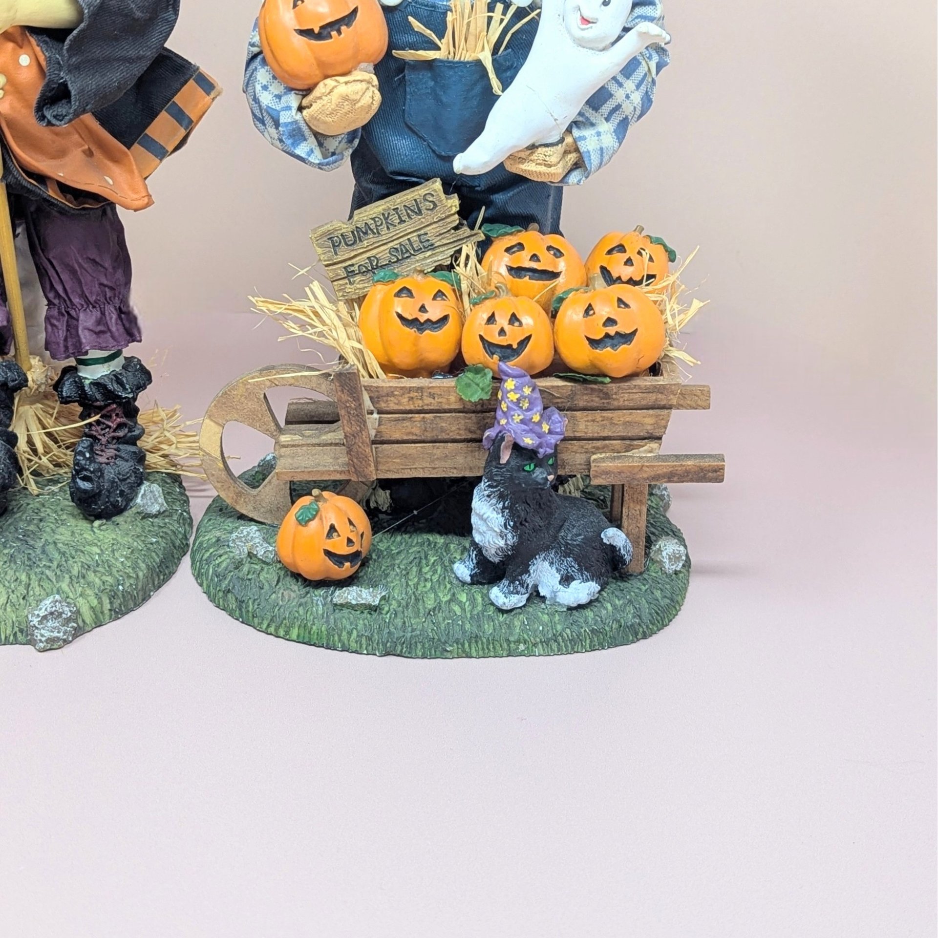 1996 Fabric Mache Halloween Pair