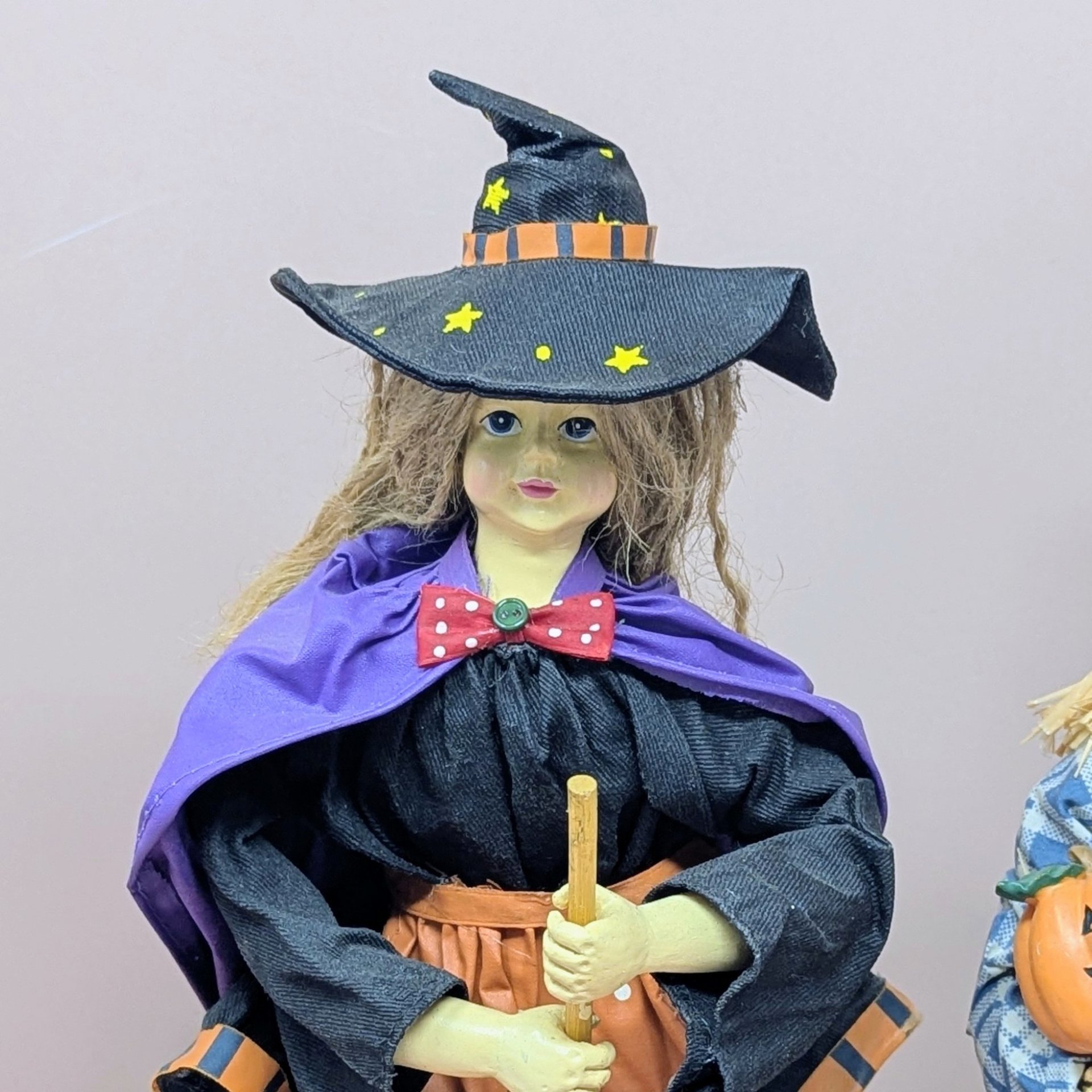 1996 Fabric Mache Halloween Pair