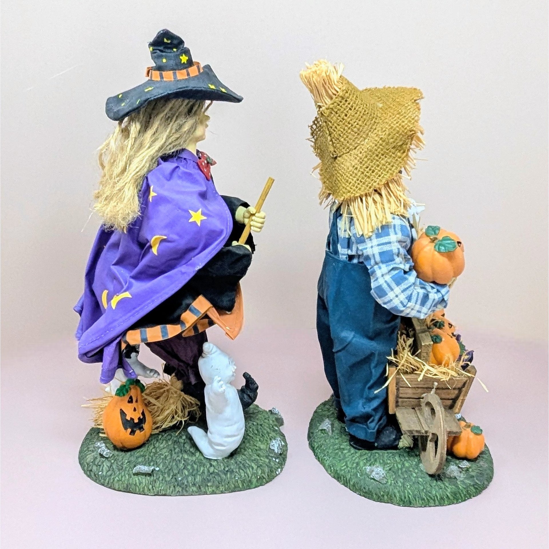 1996 Fabric Mache Halloween Pair