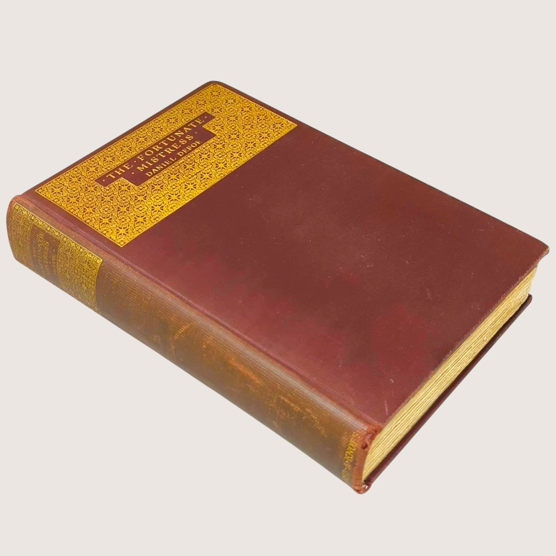 1924 The Fortunate Mistress by Daniel Defoe Hardcover Book