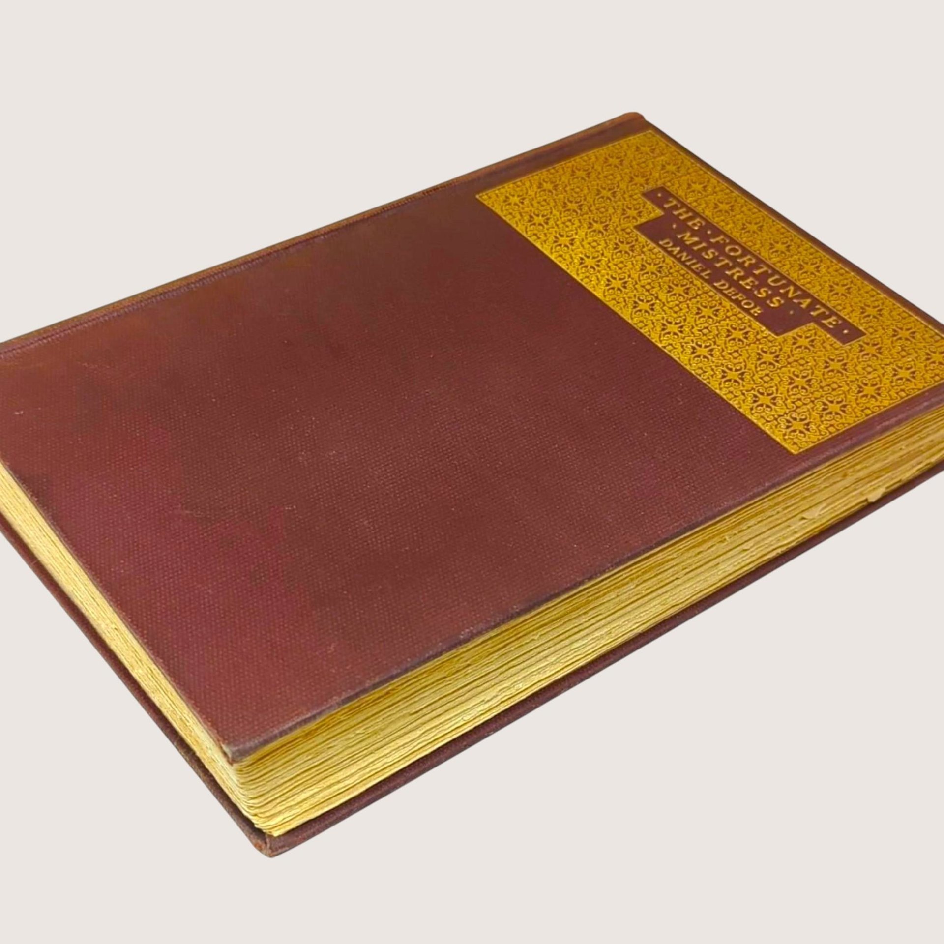 1924 The Fortunate Mistress by Daniel Defoe Hardcover Book