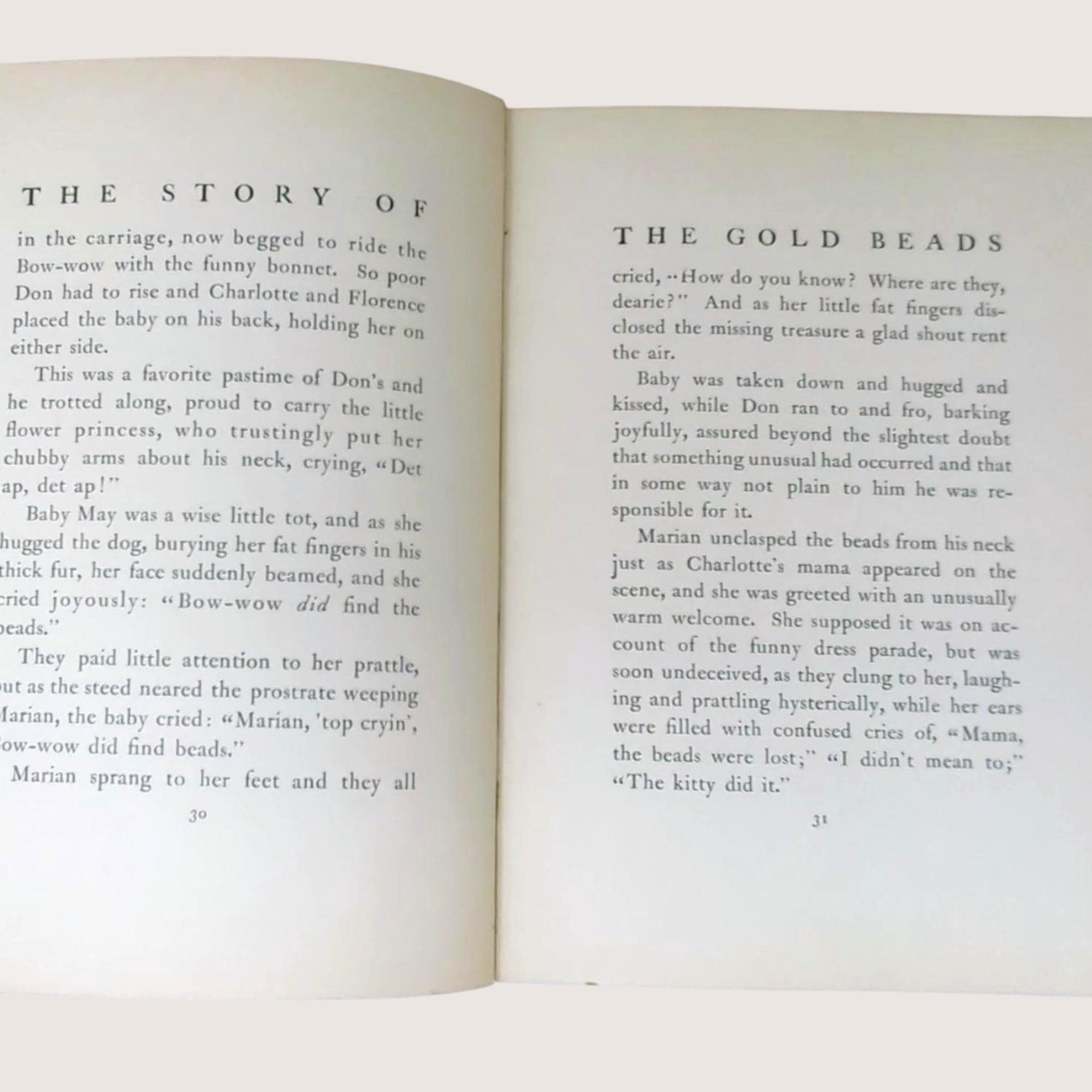1905 The Story of the Three Dolls Josephine Scribner Gates Hardcover Book