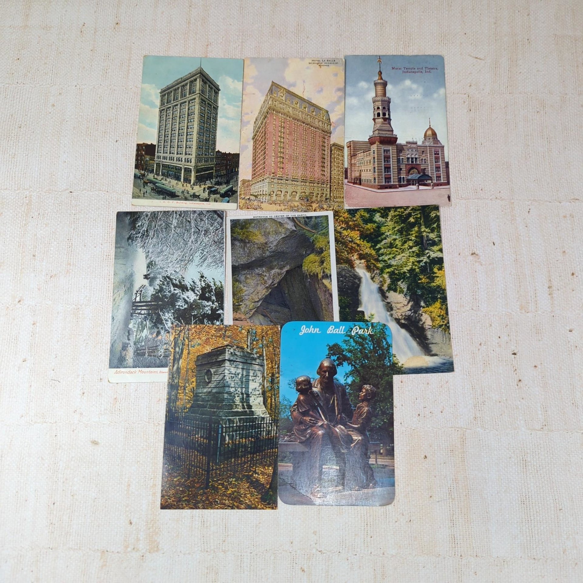Vintage Mixed Postcards Ephemera Grab Bag – Lot of 40 