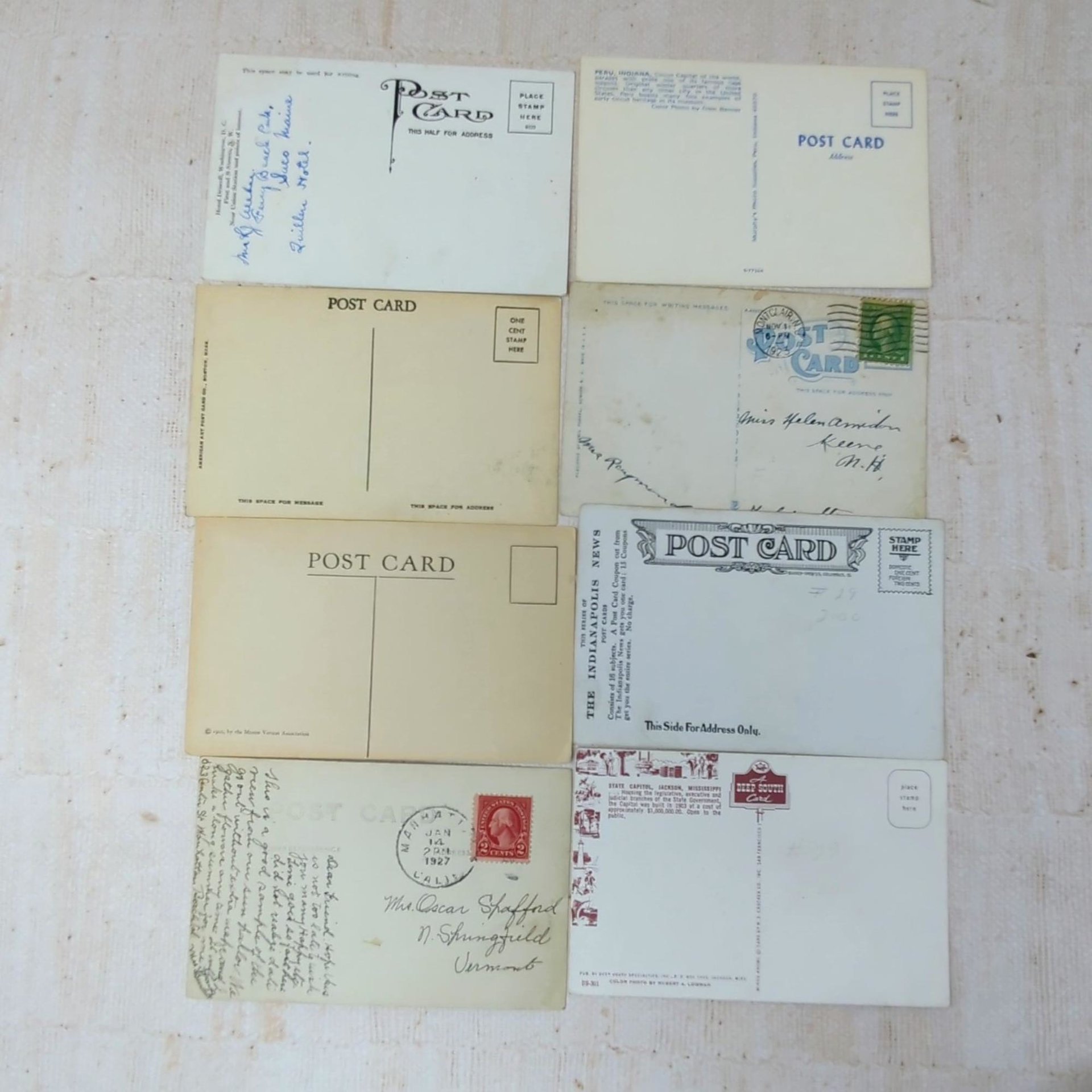 Vintage Mixed Postcards Ephemera Grab Bag – Lot of 40 