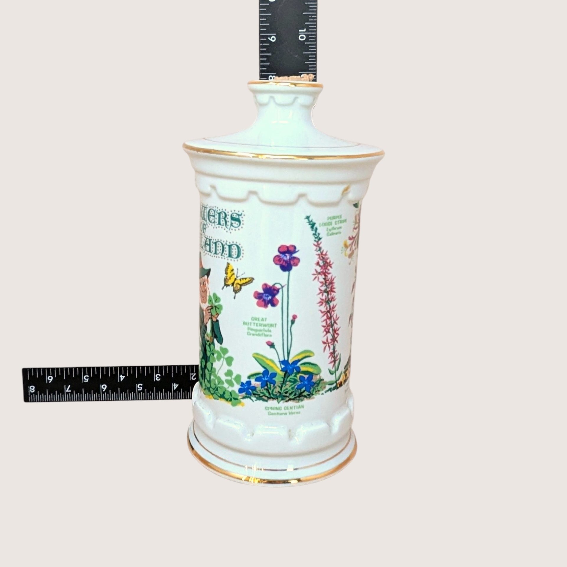 1983 Old Commonwealth Empty  Porcelain Decanter
