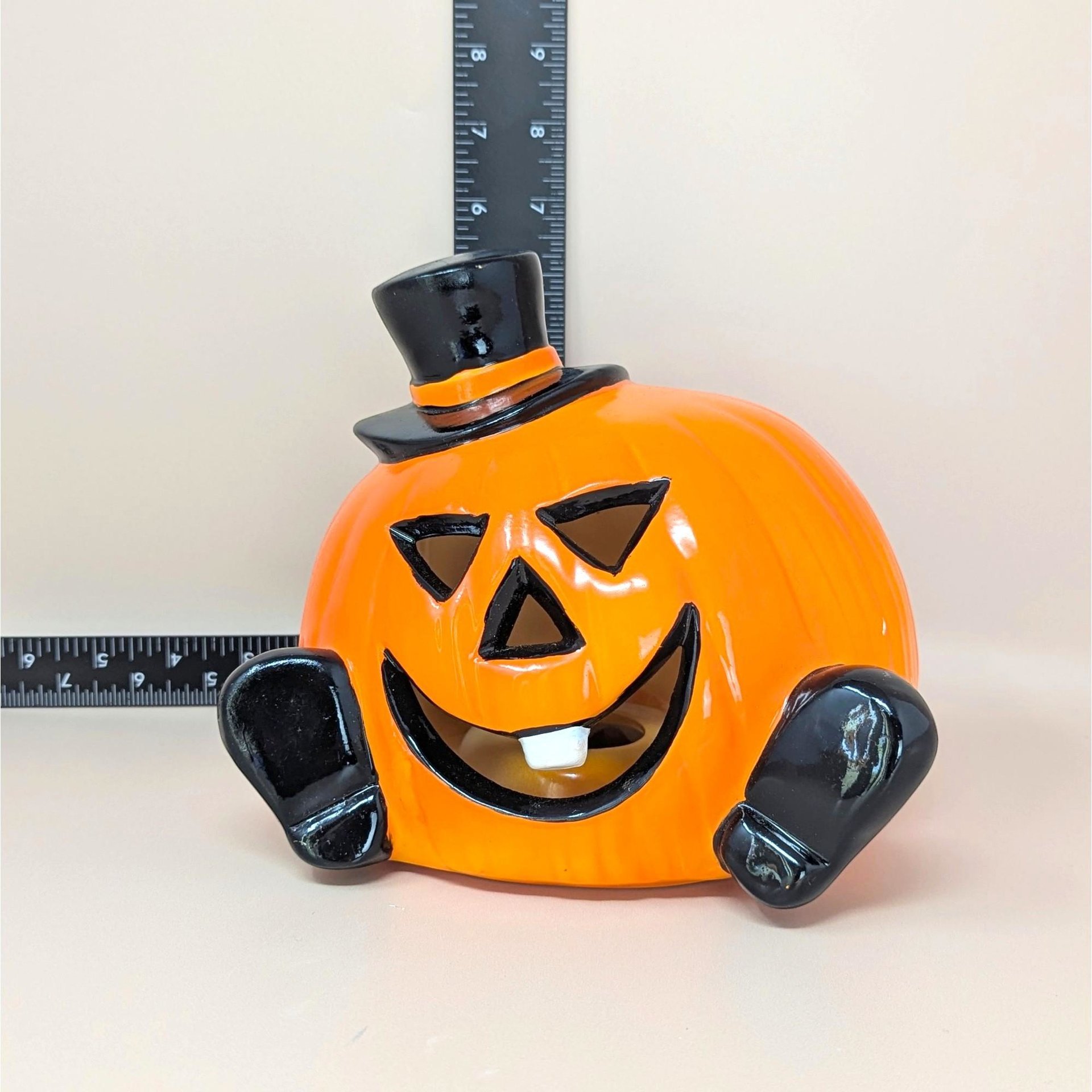 1990s PR Halloween Pumpkin Ceramic Light