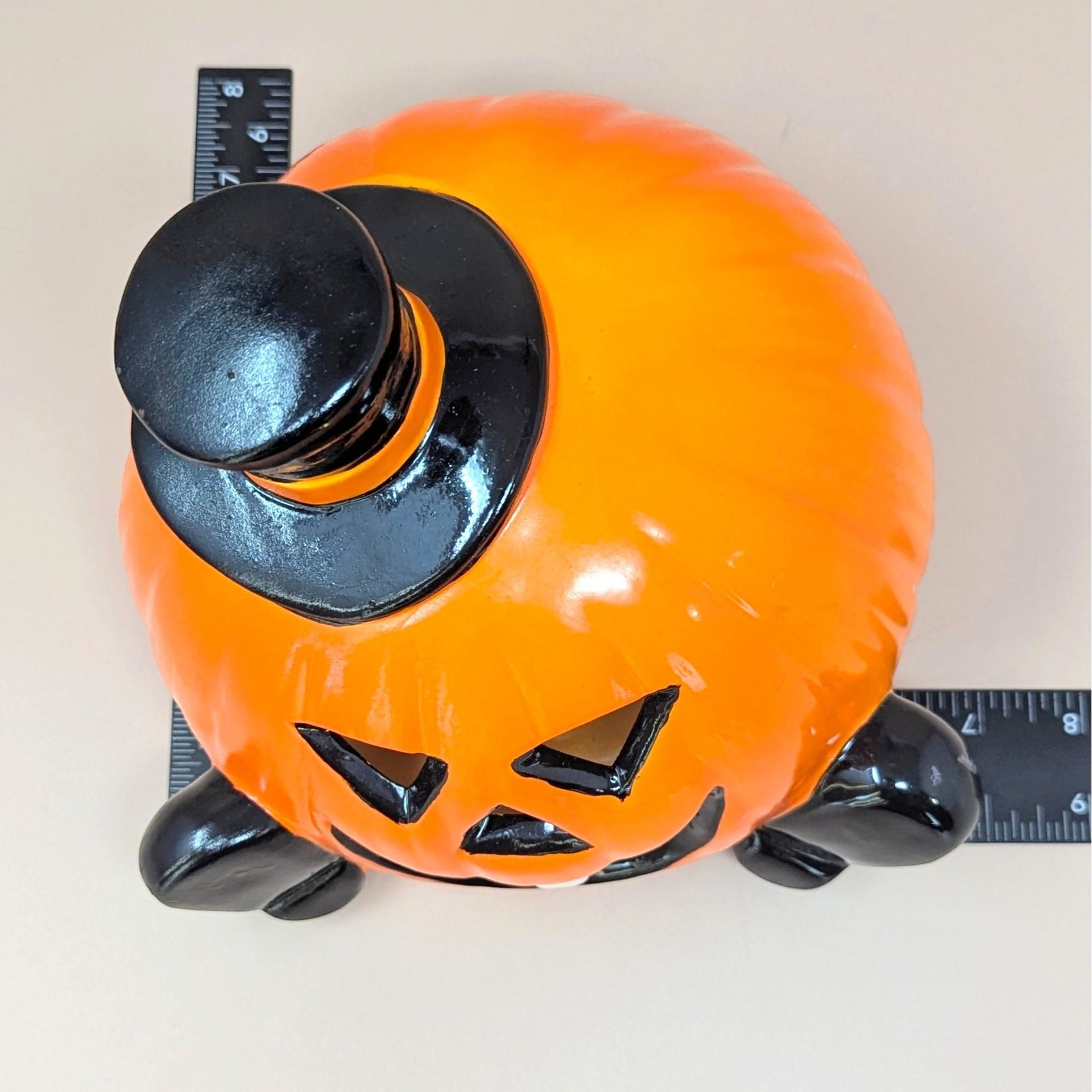 1990s PR Halloween Pumpkin Ceramic Light