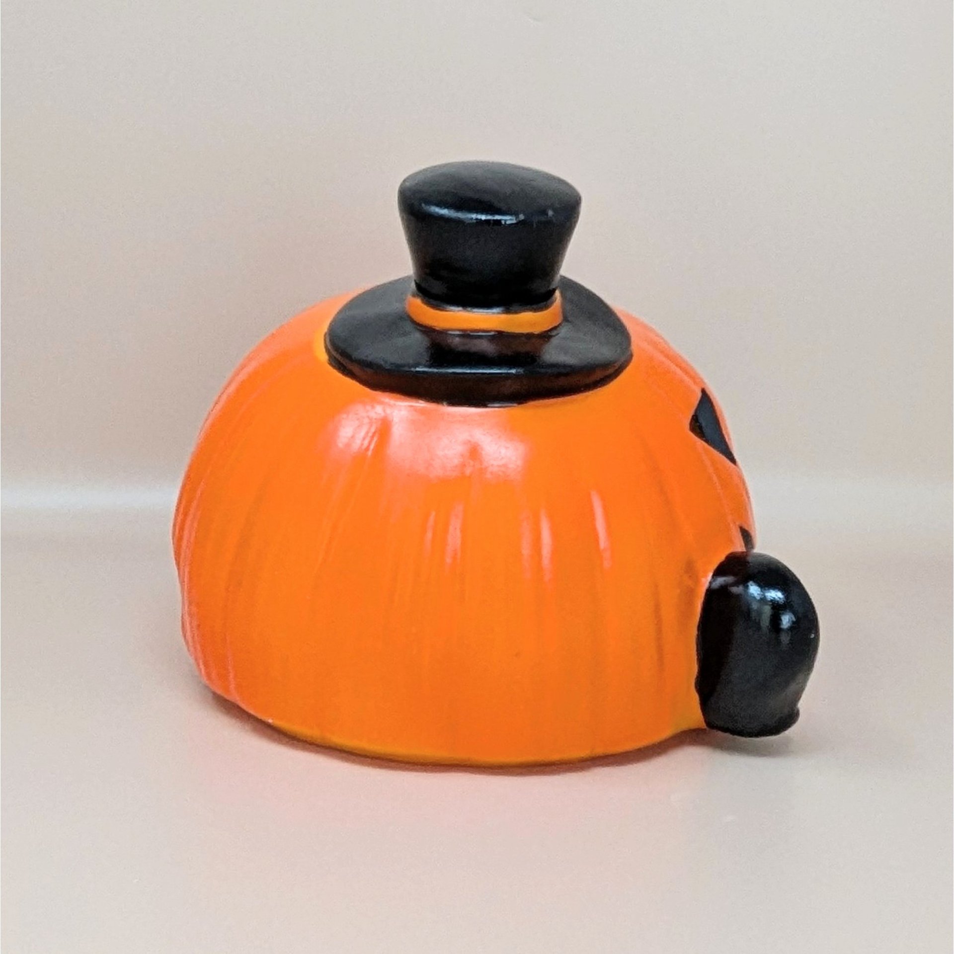 1990s PR Halloween Pumpkin Ceramic Light – Jack O Lantern Spooky Decor