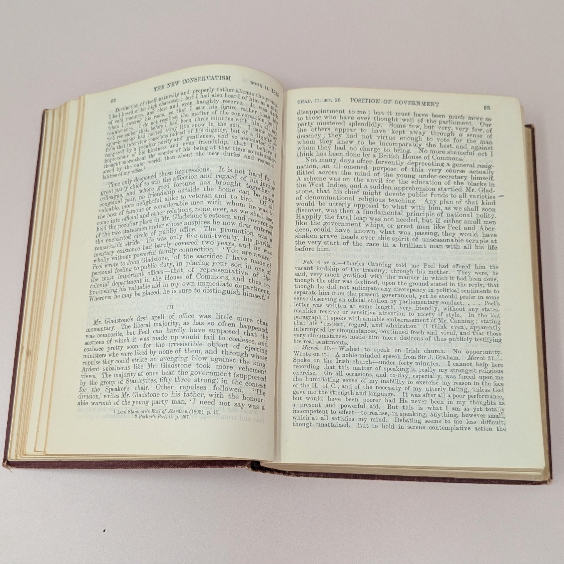 1908 John Morley Hardcover Books – Life of Gladstone Set – Antique Edwardian Biography