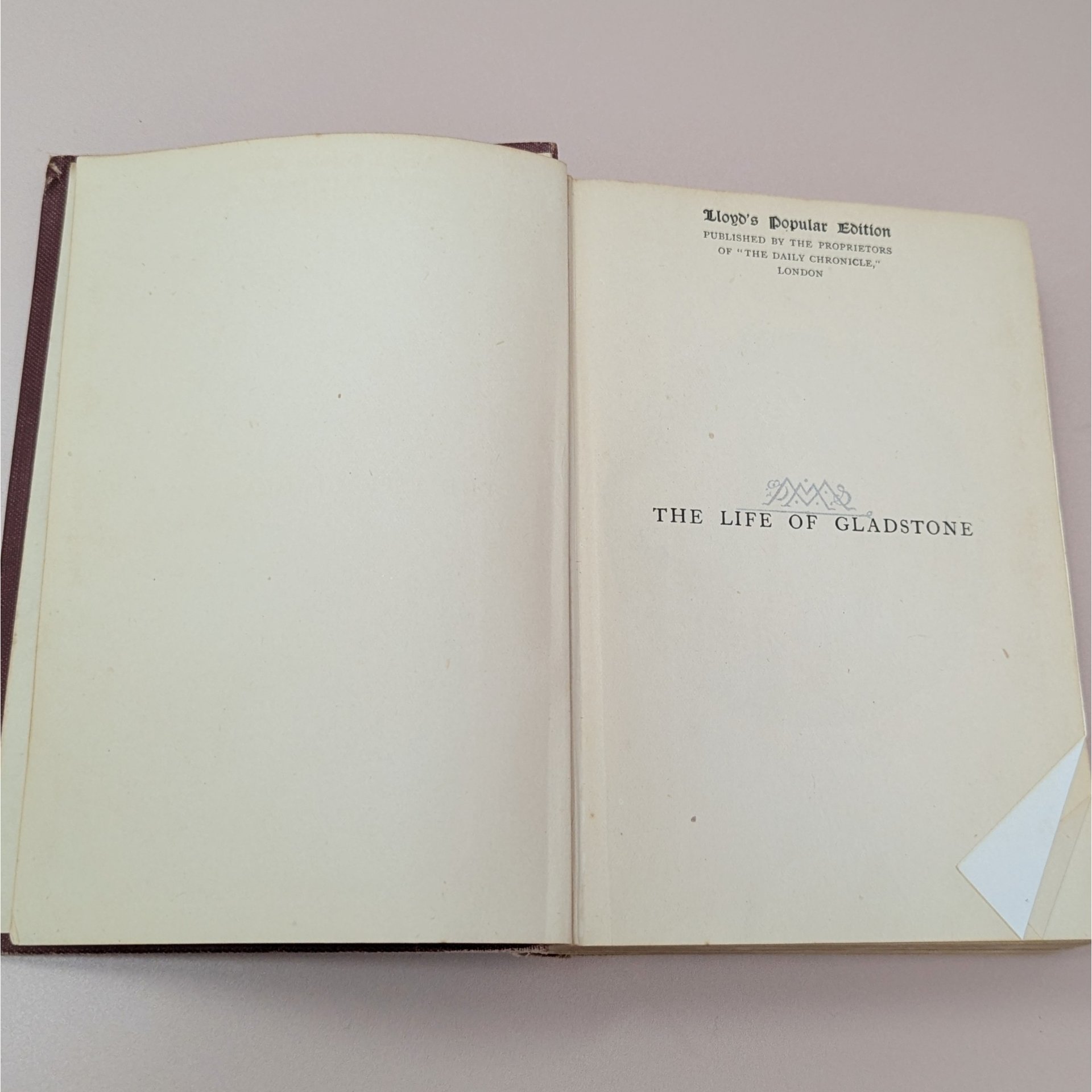 1908 John Morley Hardcover Books – Life of Gladstone Set – Antique Edwardian Biography