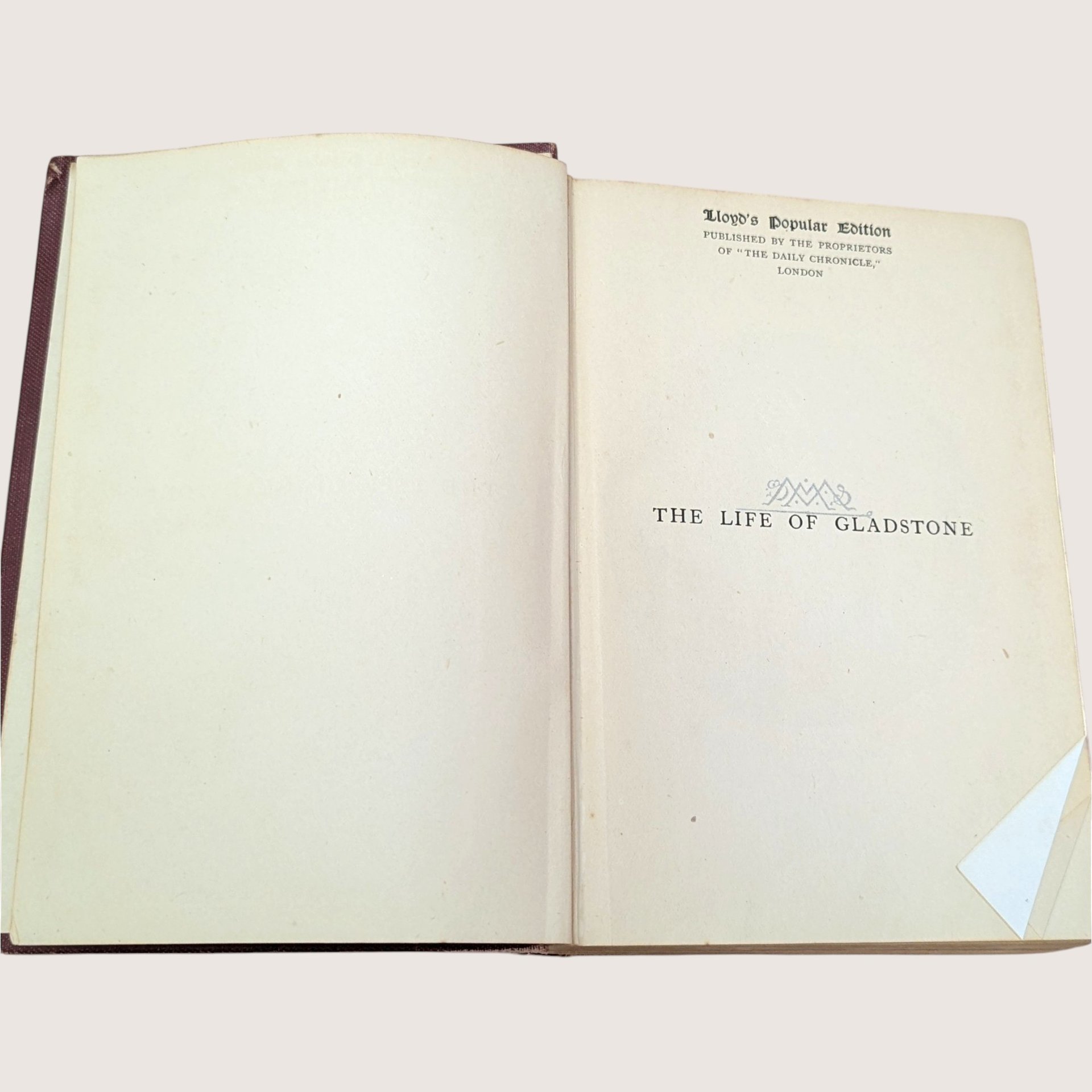 1908 Life of Gladstone John Morley Hardcover Book Set