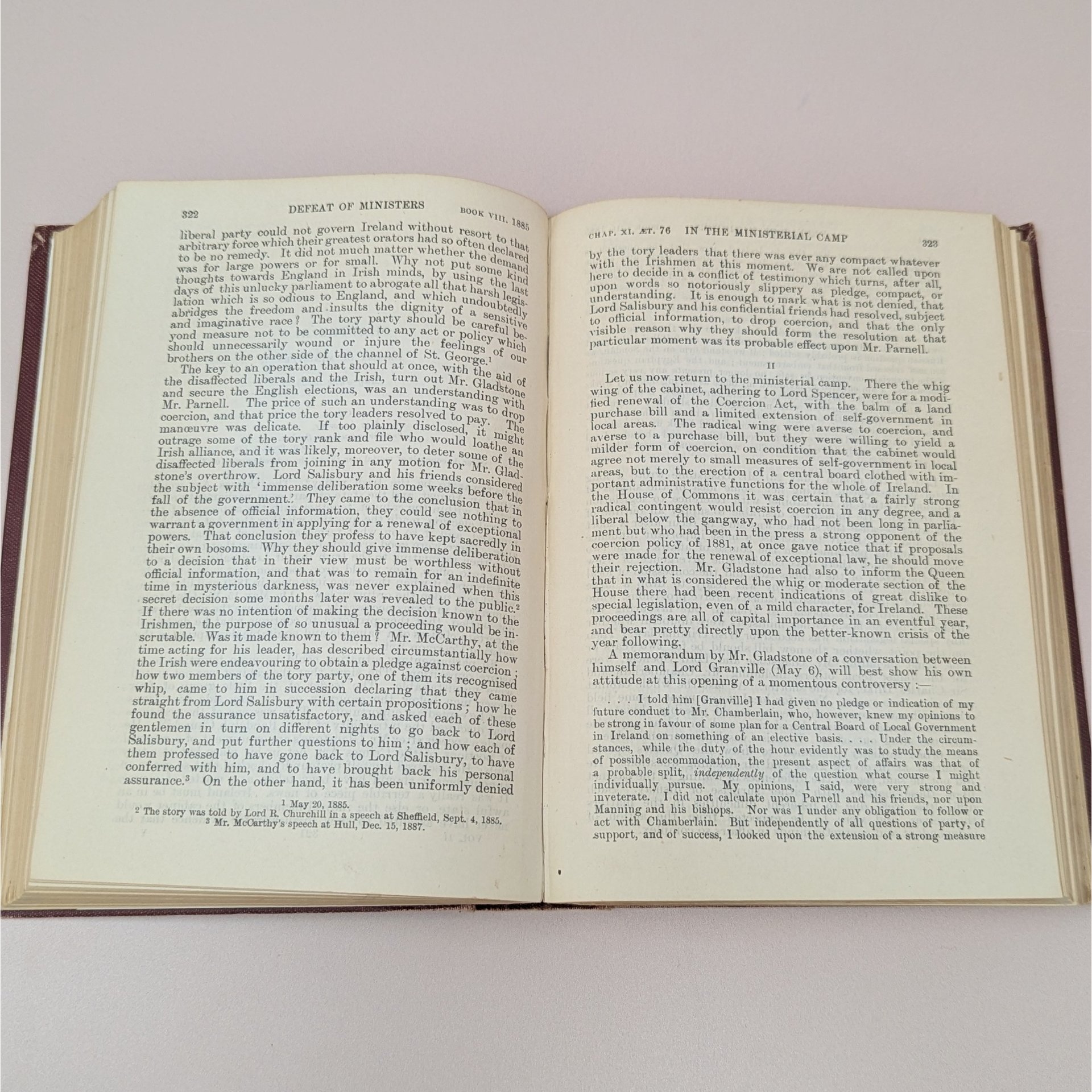 1908 John Morley Hardcover Books – Life of Gladstone Set – Antique Edwardian Biography