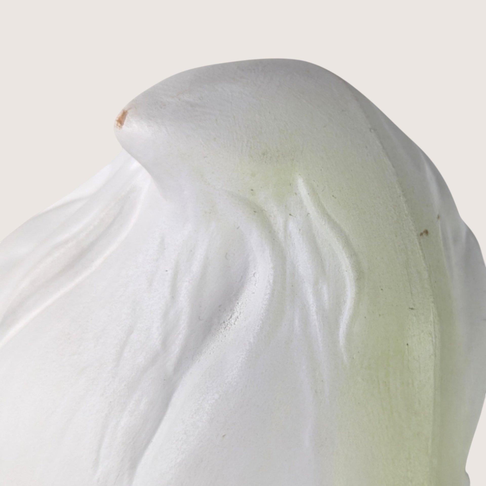 1970s Holland Mold Iridescent Ceramic Ghost Light