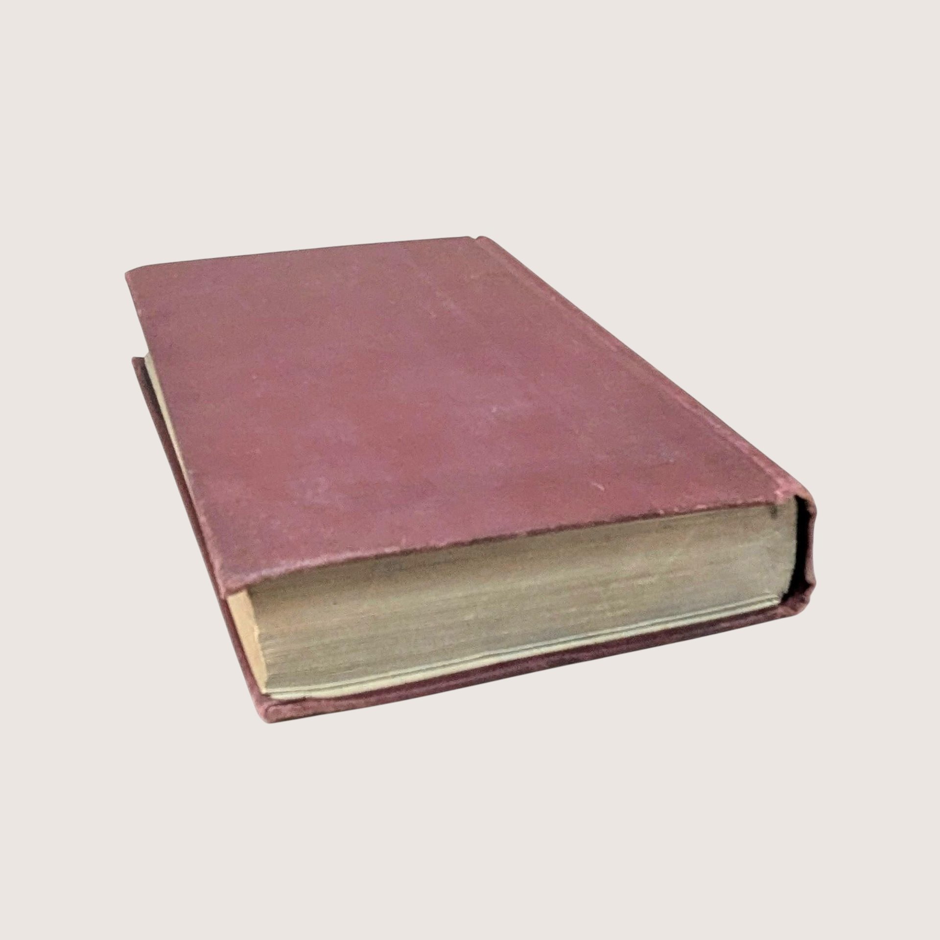 Antique Robert Brownings Poems Hardcover Book